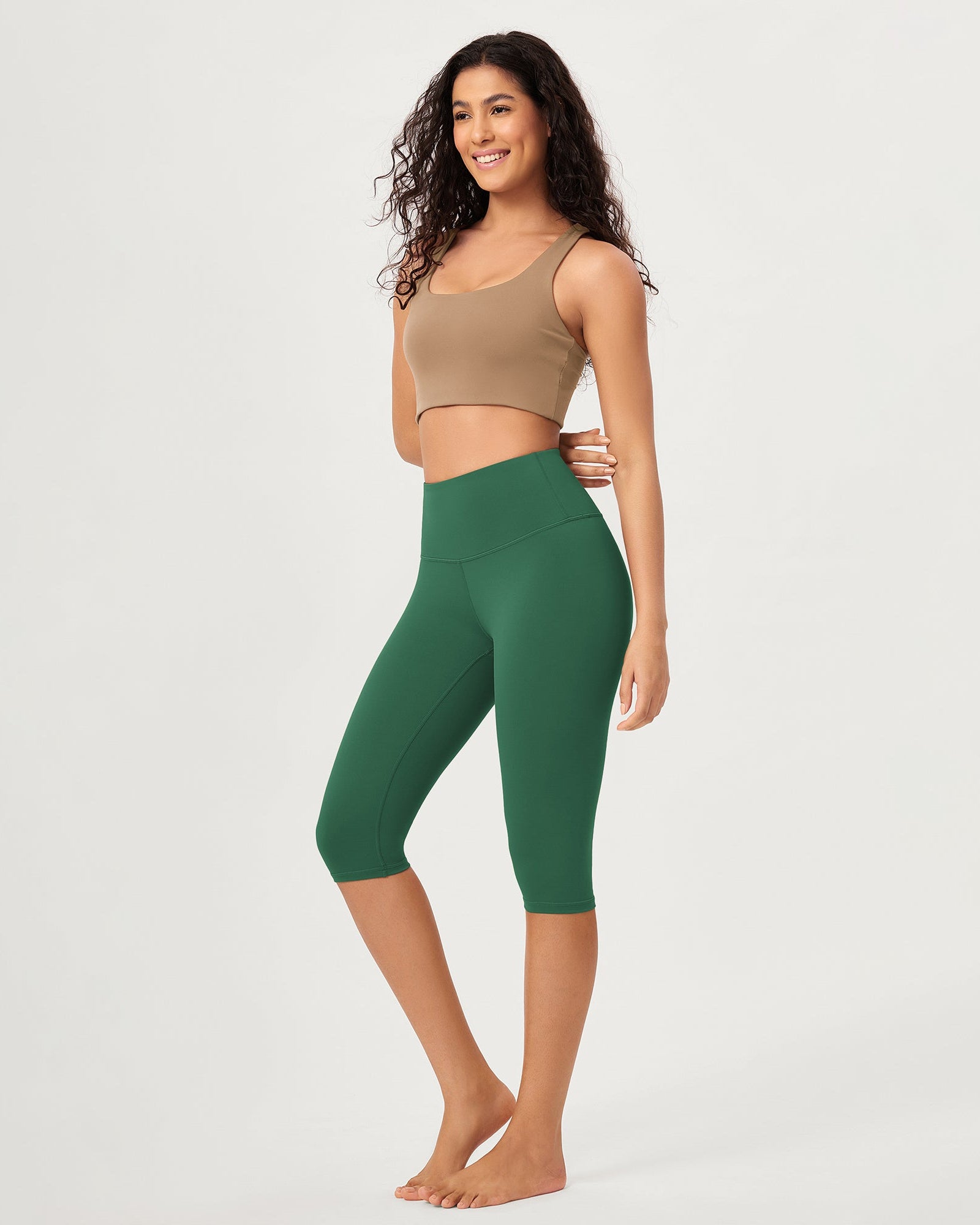 ODCLOUD 14 High Waist Yoga Athletic Running Capris - ododos
