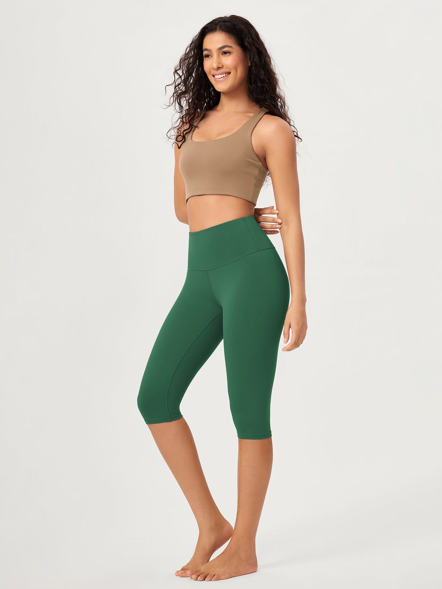 ODCLOUD 14 High Waist Yoga Athletic Running Capris - ododos