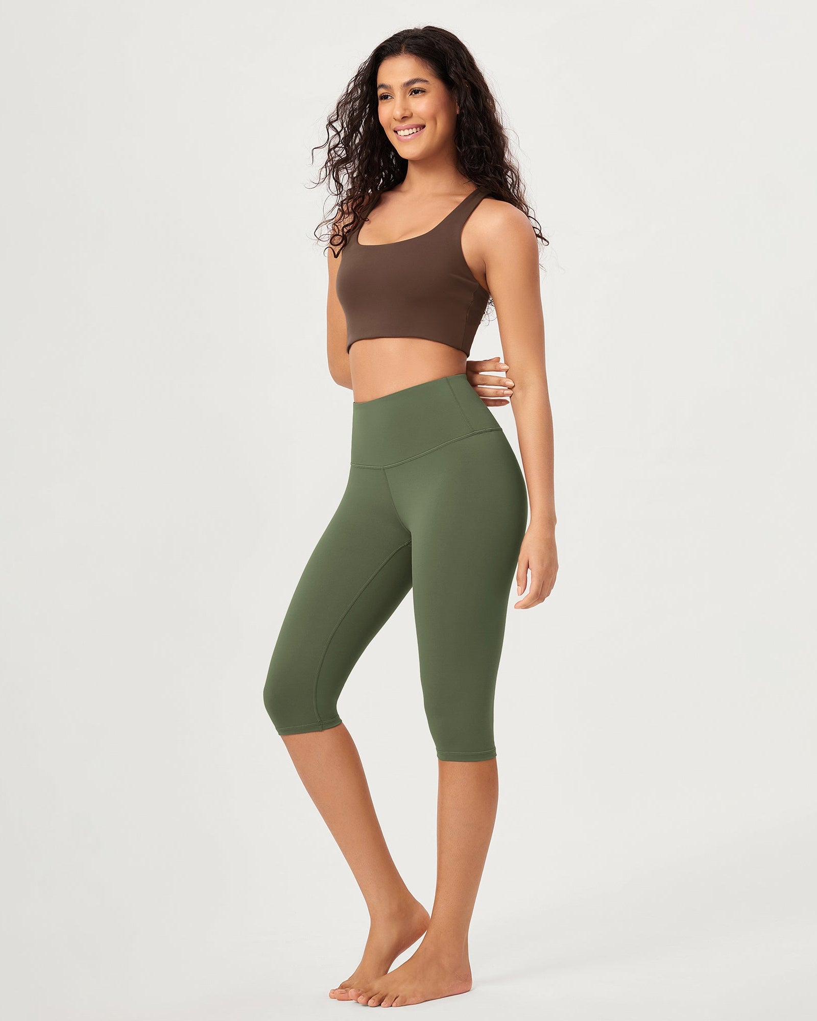 ODCLOUD 14 High Waist Yoga Athletic Running Capris - ododos
