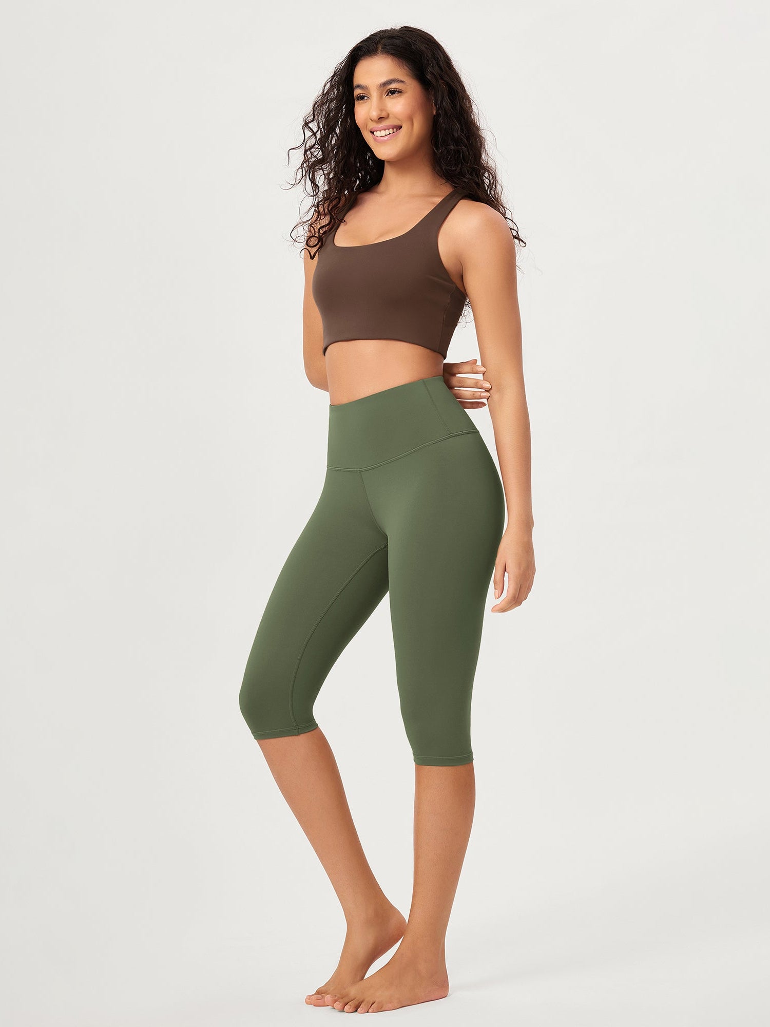 ODCLOUD 14 High Waist Yoga Athletic Running Capris - ododos