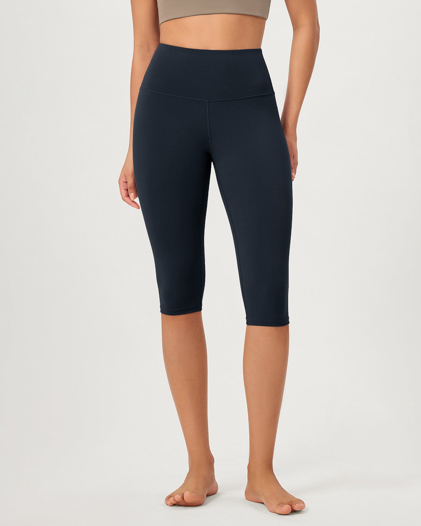 ODCLOUD 14 High Waist Yoga Athletic Running Capris Deep Navy - ododos