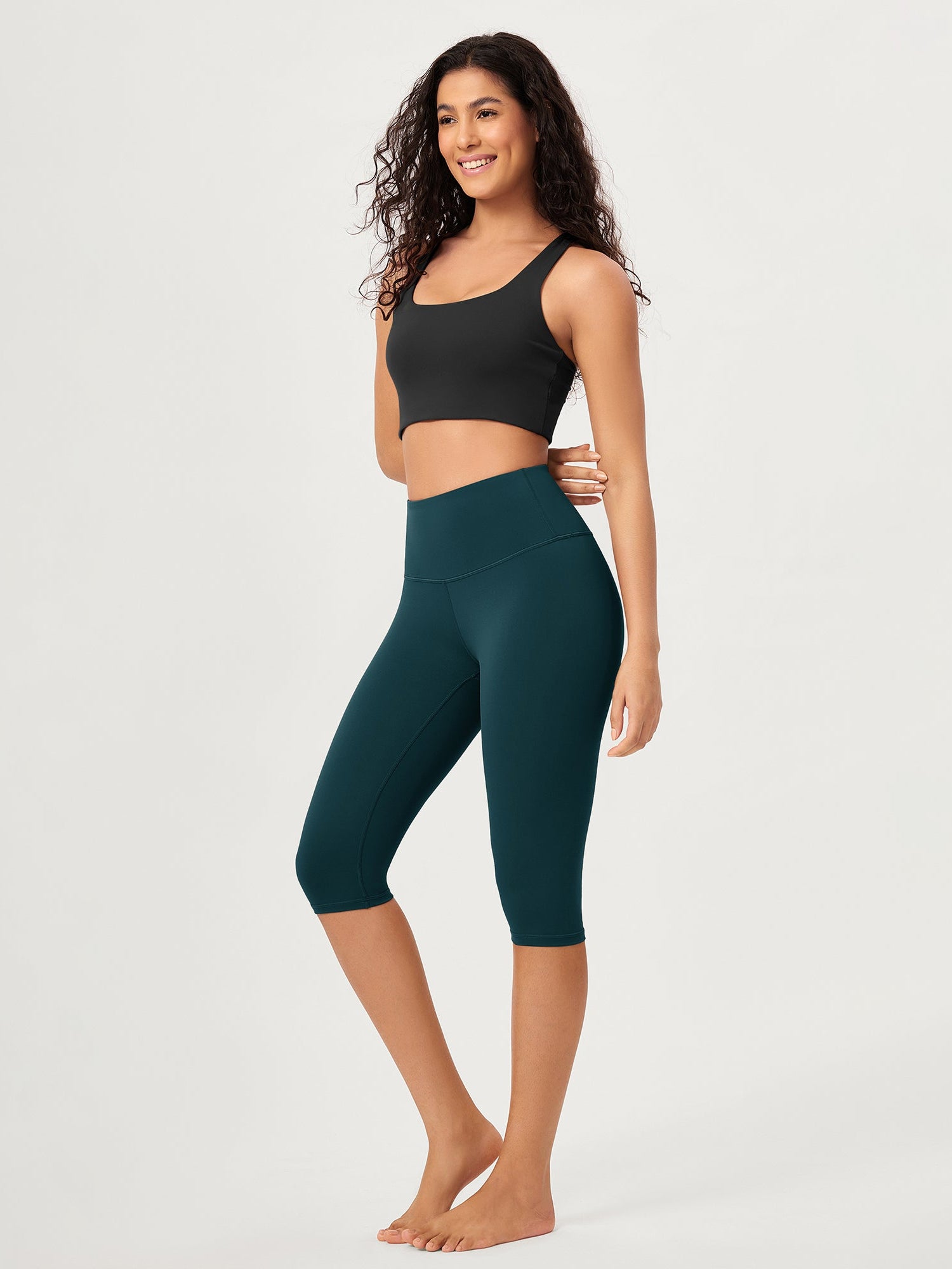ODCLOUD 14 High Waist Yoga Athletic Running Capris - ododos