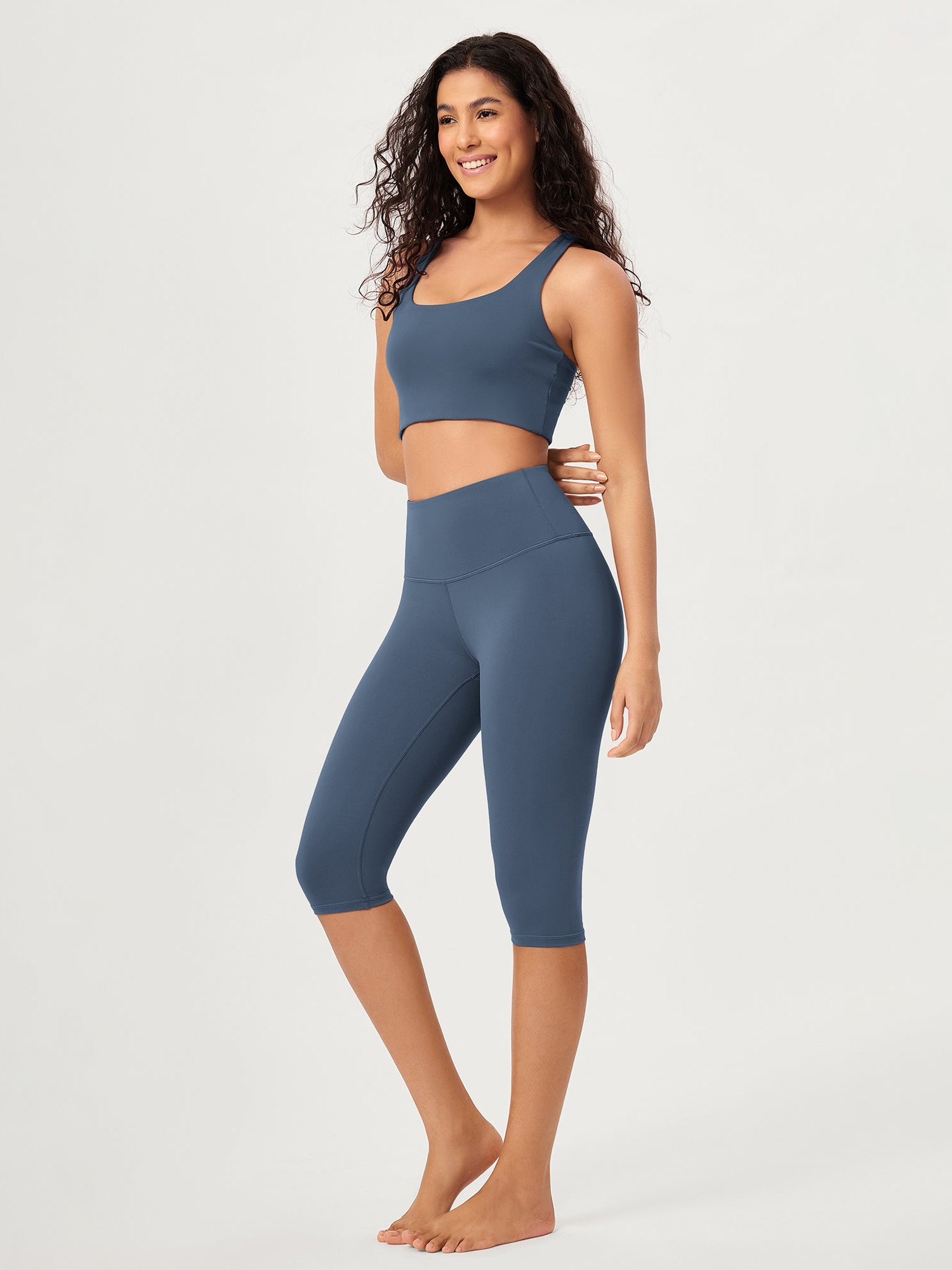 ODCLOUD 14 High Waist Yoga Athletic Running Capris - ododos