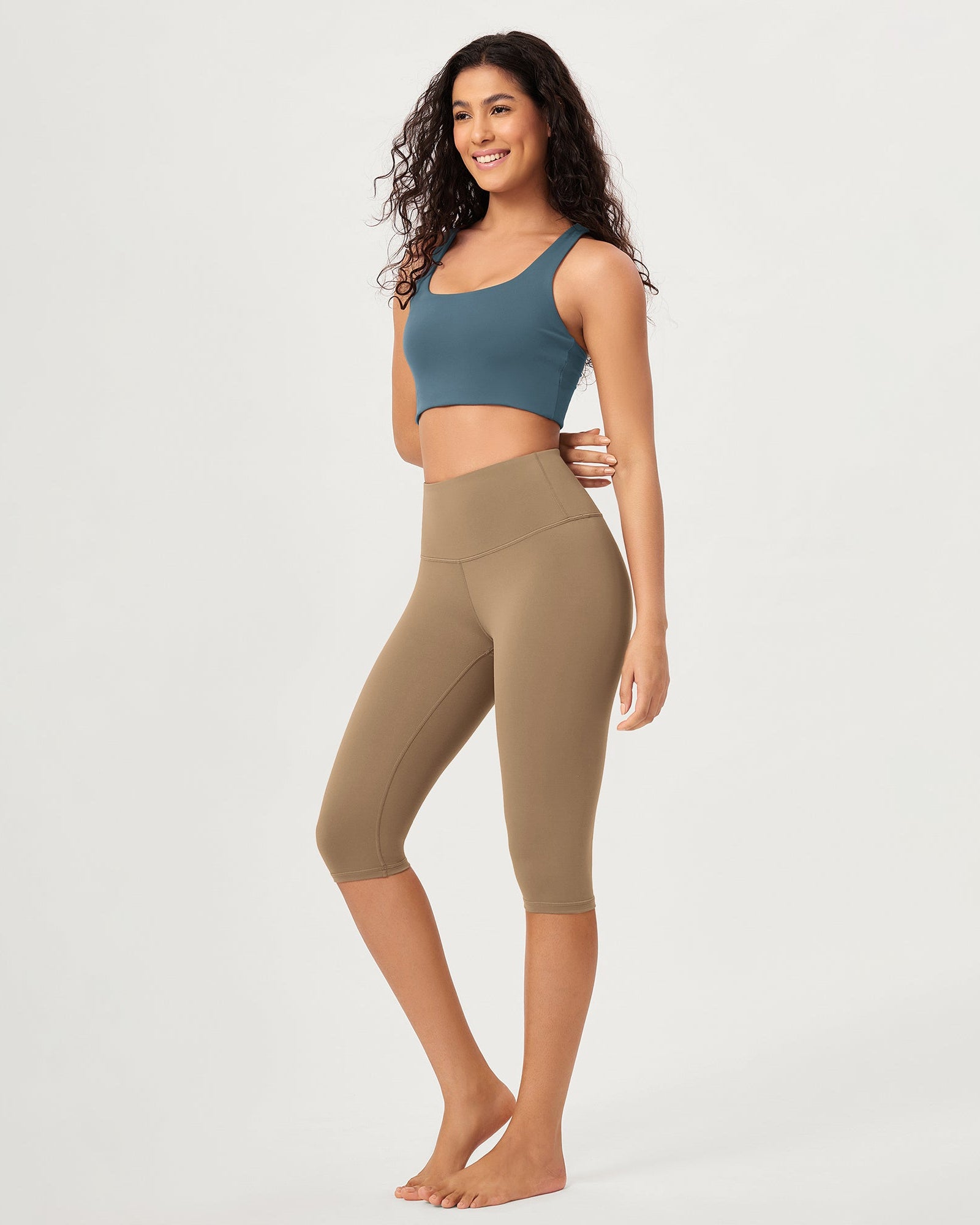 ODCLOUD 14 High Waist Yoga Athletic Running Capris - ododos