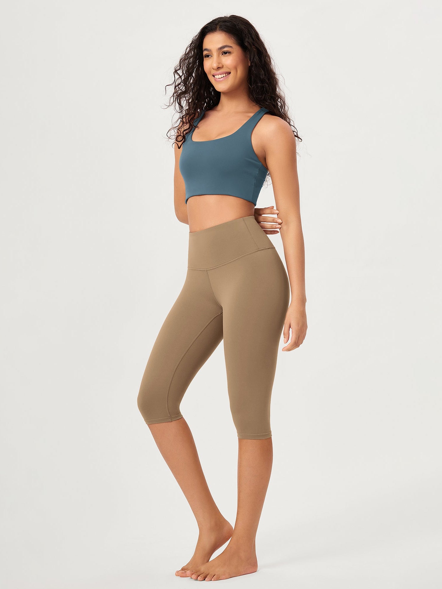 ODCLOUD 14 High Waist Yoga Athletic Running Capris - ododos