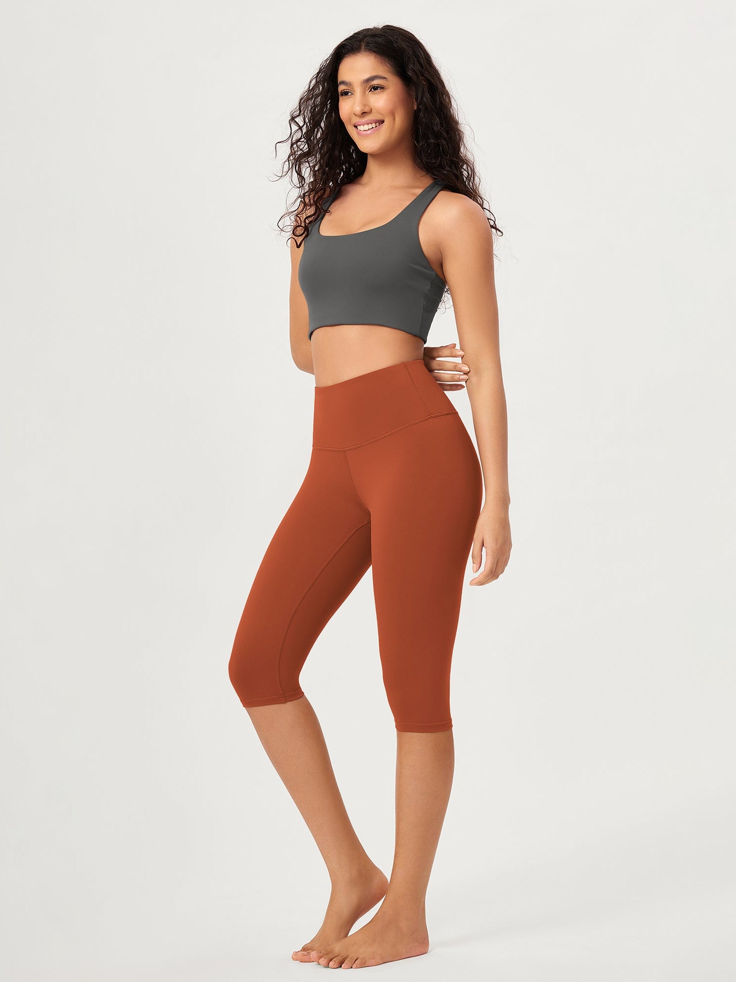 ODCLOUD 14 High Waist Yoga Athletic Running Capris - ododos