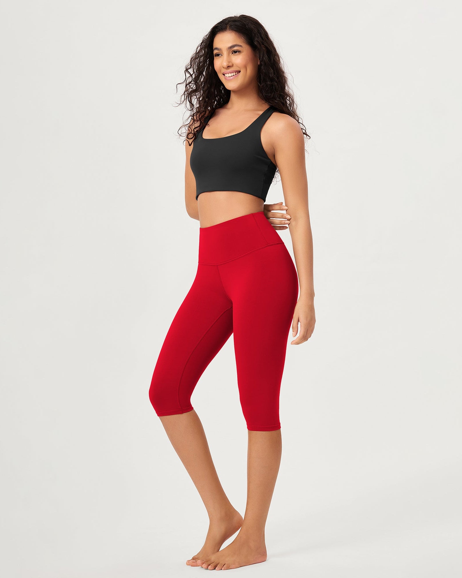 ODCLOUD 14 High Waist Yoga Athletic Running Capris - ododos