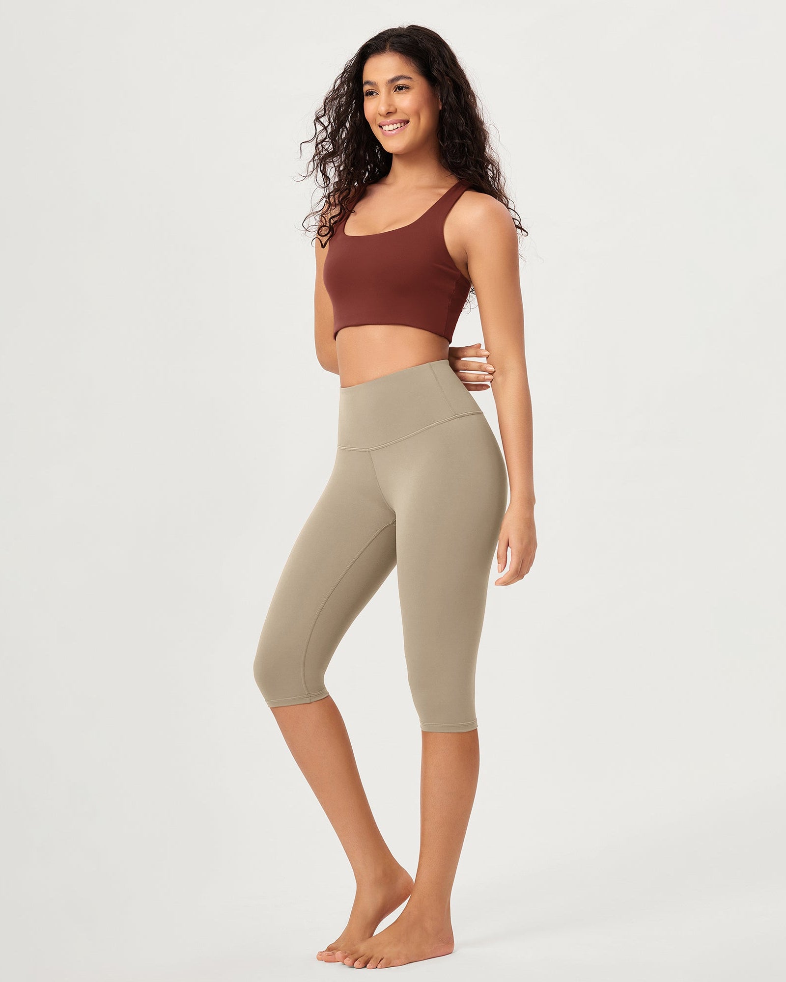 ODCLOUD 14 High Waist Yoga Athletic Running Capris - ododos