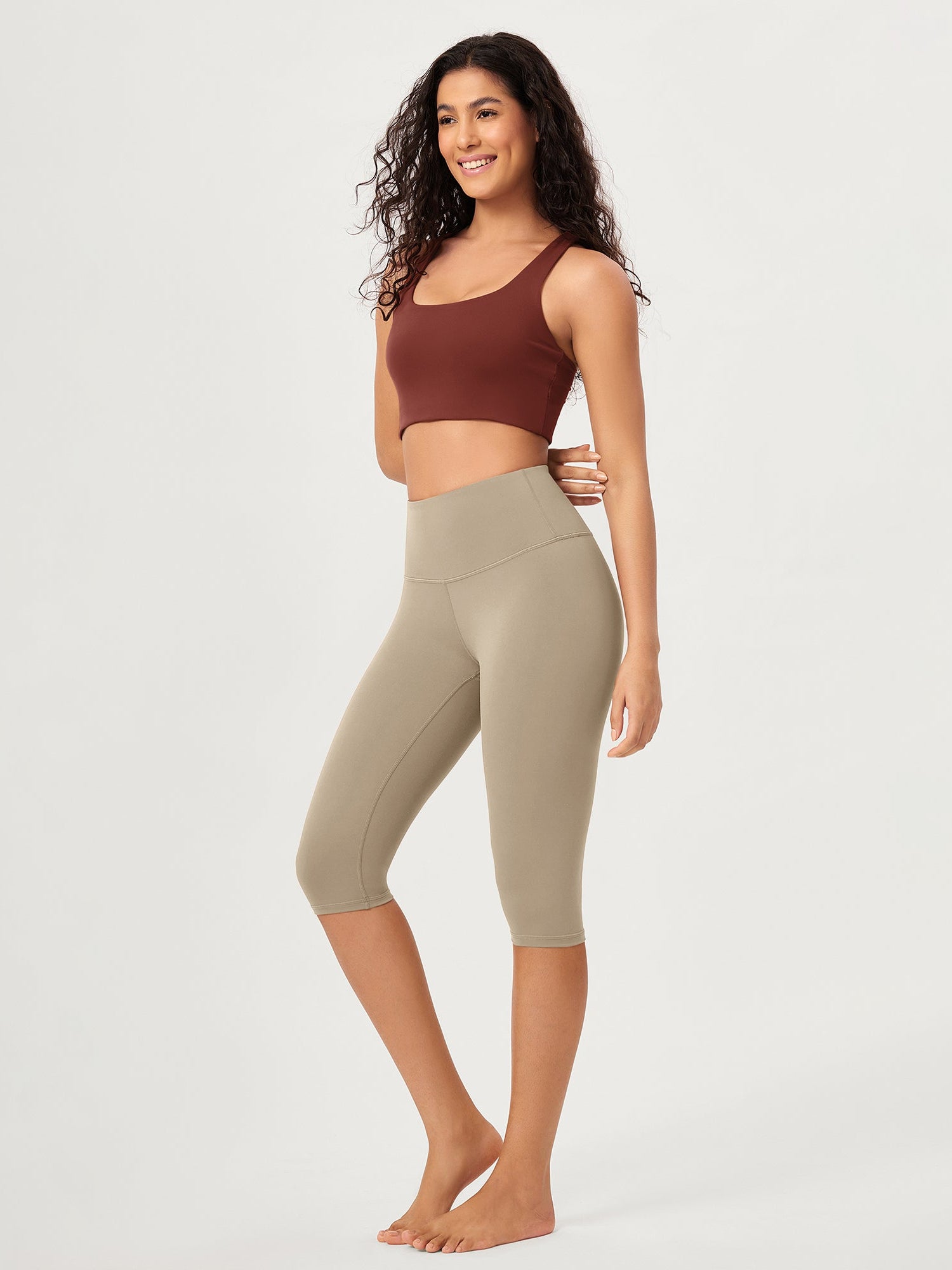 ODCLOUD 14 High Waist Yoga Athletic Running Capris - ododos
