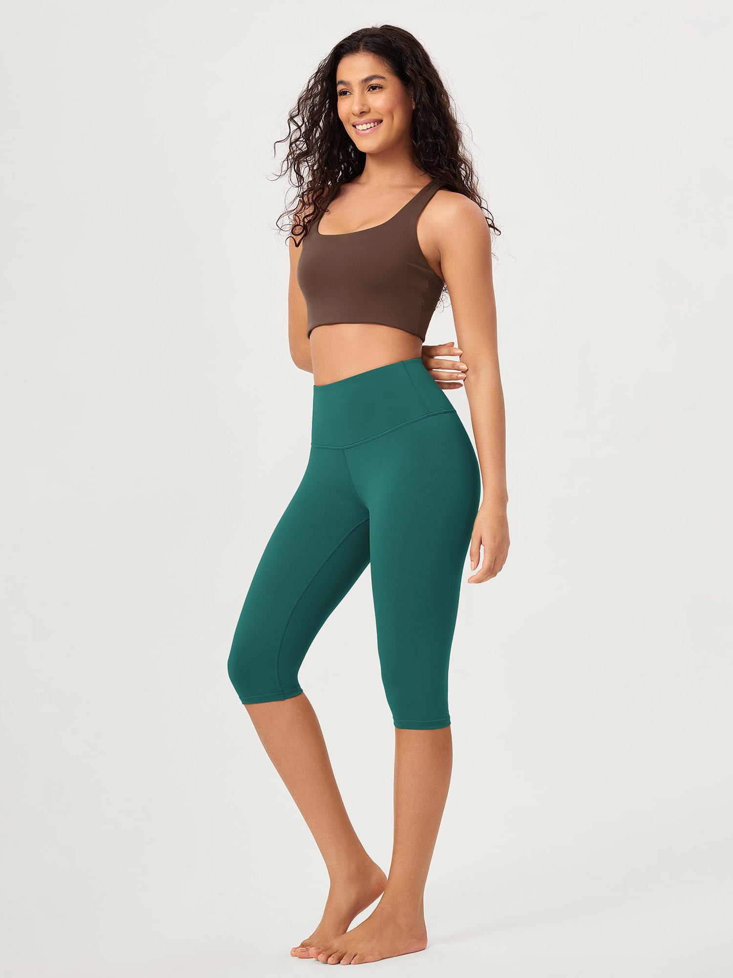 ODCLOUD 14 High Waist Yoga Athletic Running Capris - ododos