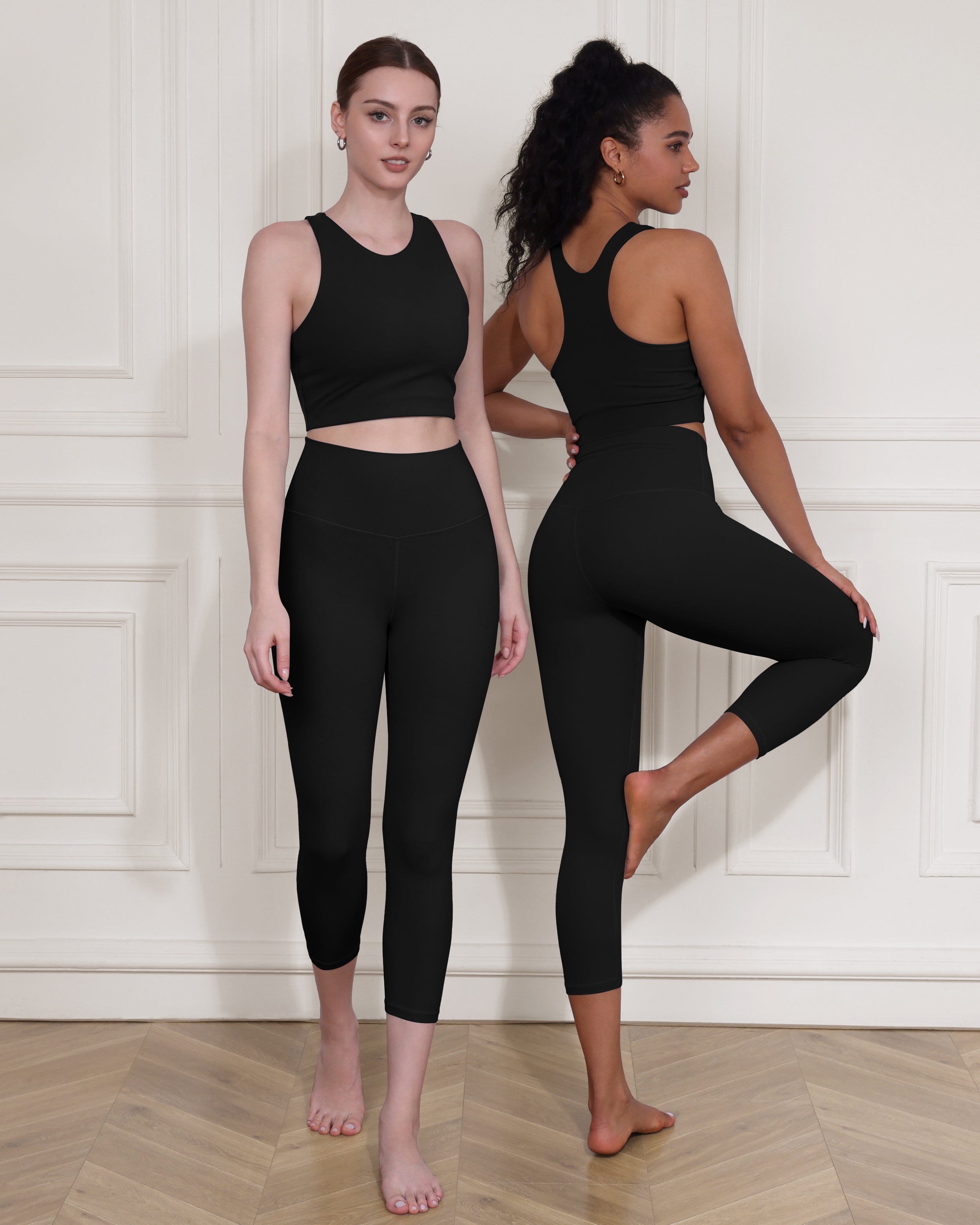 ODCLOUD 2-Pack 19 High Waist Yoga Capris - ododos