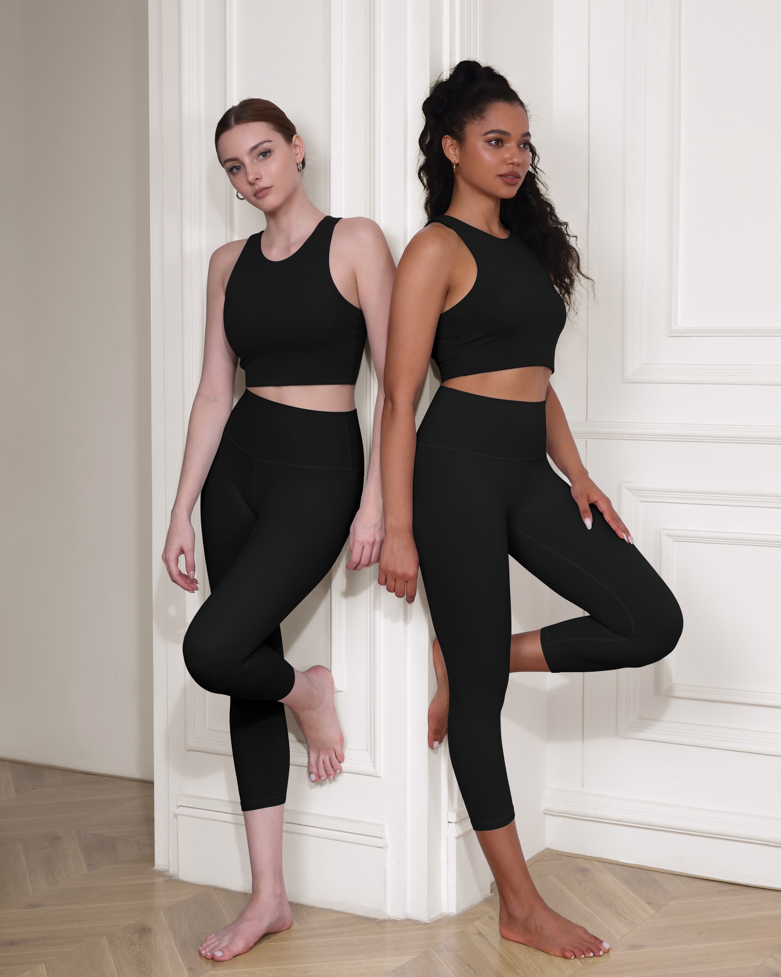ODCLOUD 2-Pack 19 High Waist Yoga Capris - ododos