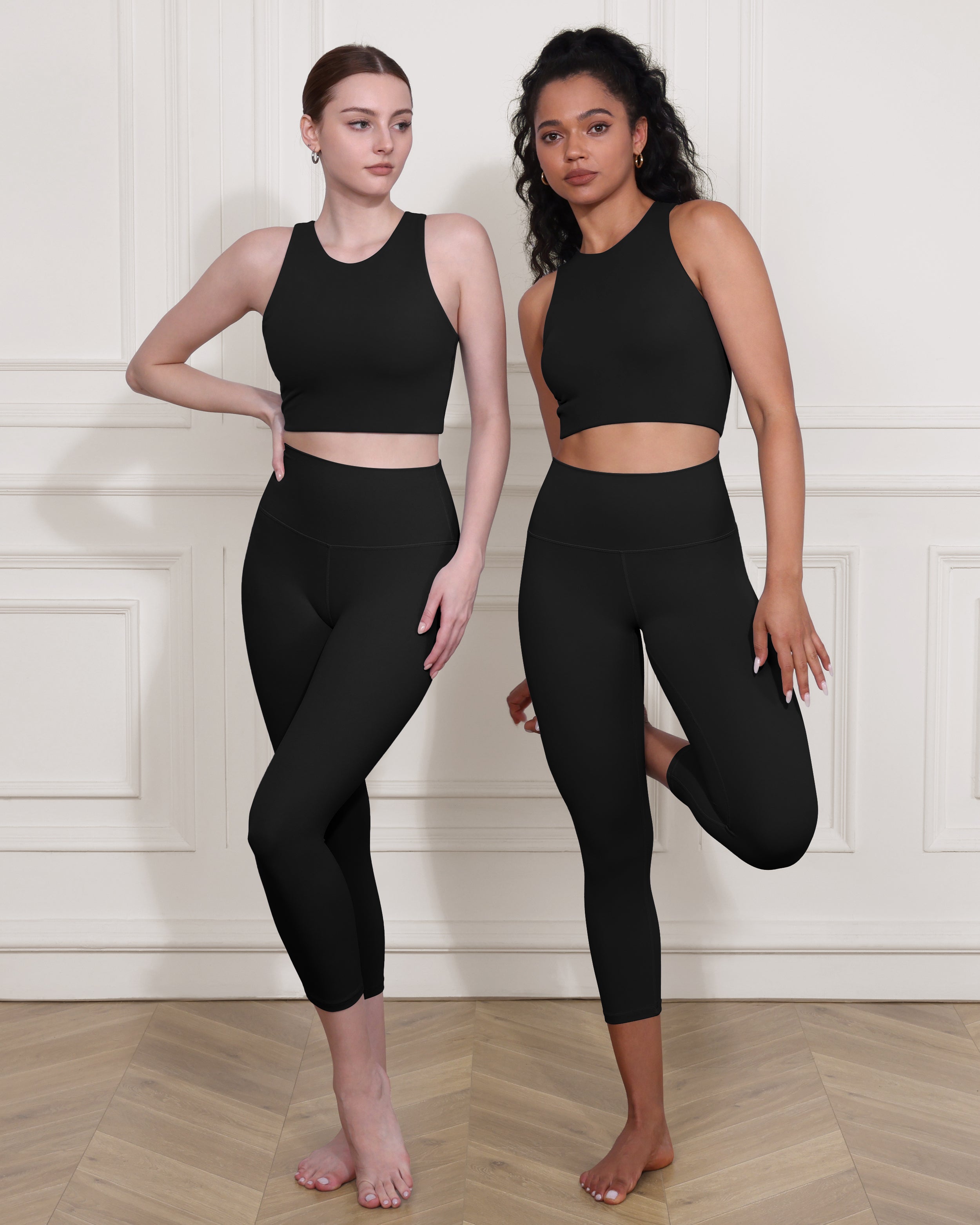 ODCLOUD 2-Pack 19 High Waist Yoga Capris - ododos