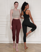 ODCLOUD 2-Pack 19 High Waist Yoga Capris - ododos