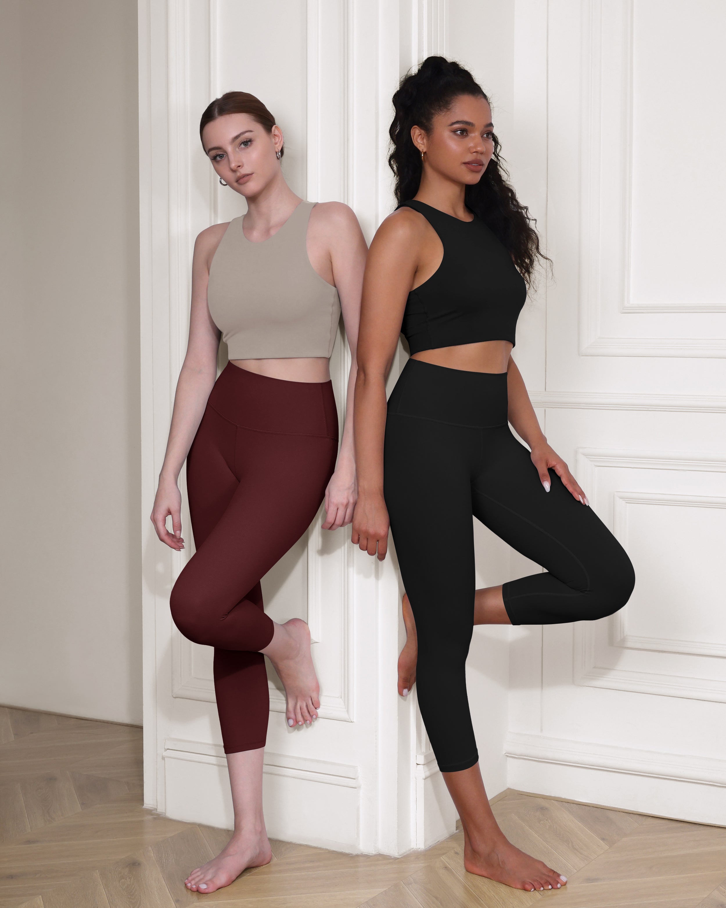 ODCLOUD 2-Pack 19 High Waist Yoga Capris - ododos