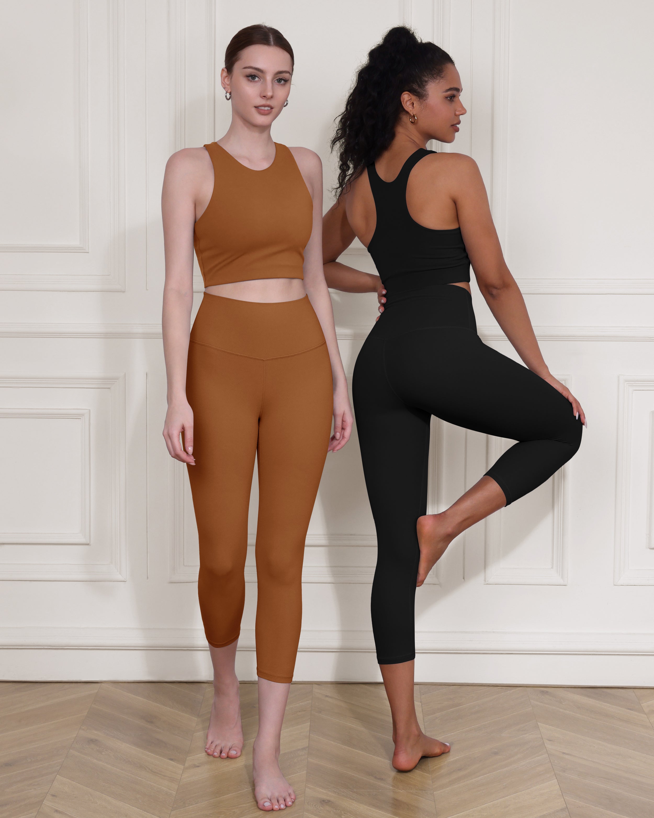 ODCLOUD 2-Pack 19 High Waist Yoga Capris - ododos