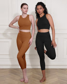 ODCLOUD 2-Pack 19 High Waist Yoga Capris - ododos