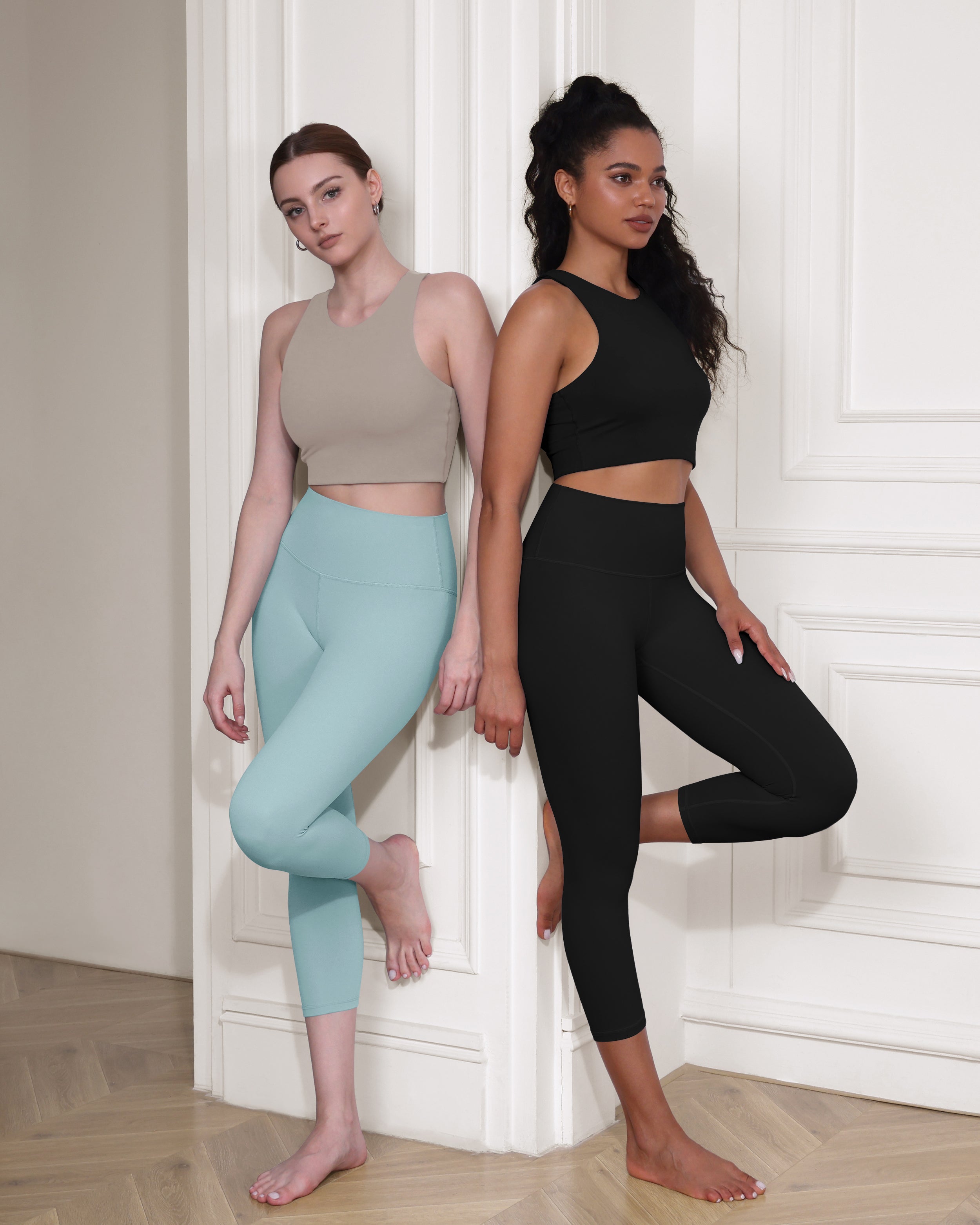 ODCLOUD 2-Pack 19 High Waist Yoga Capris - ododos