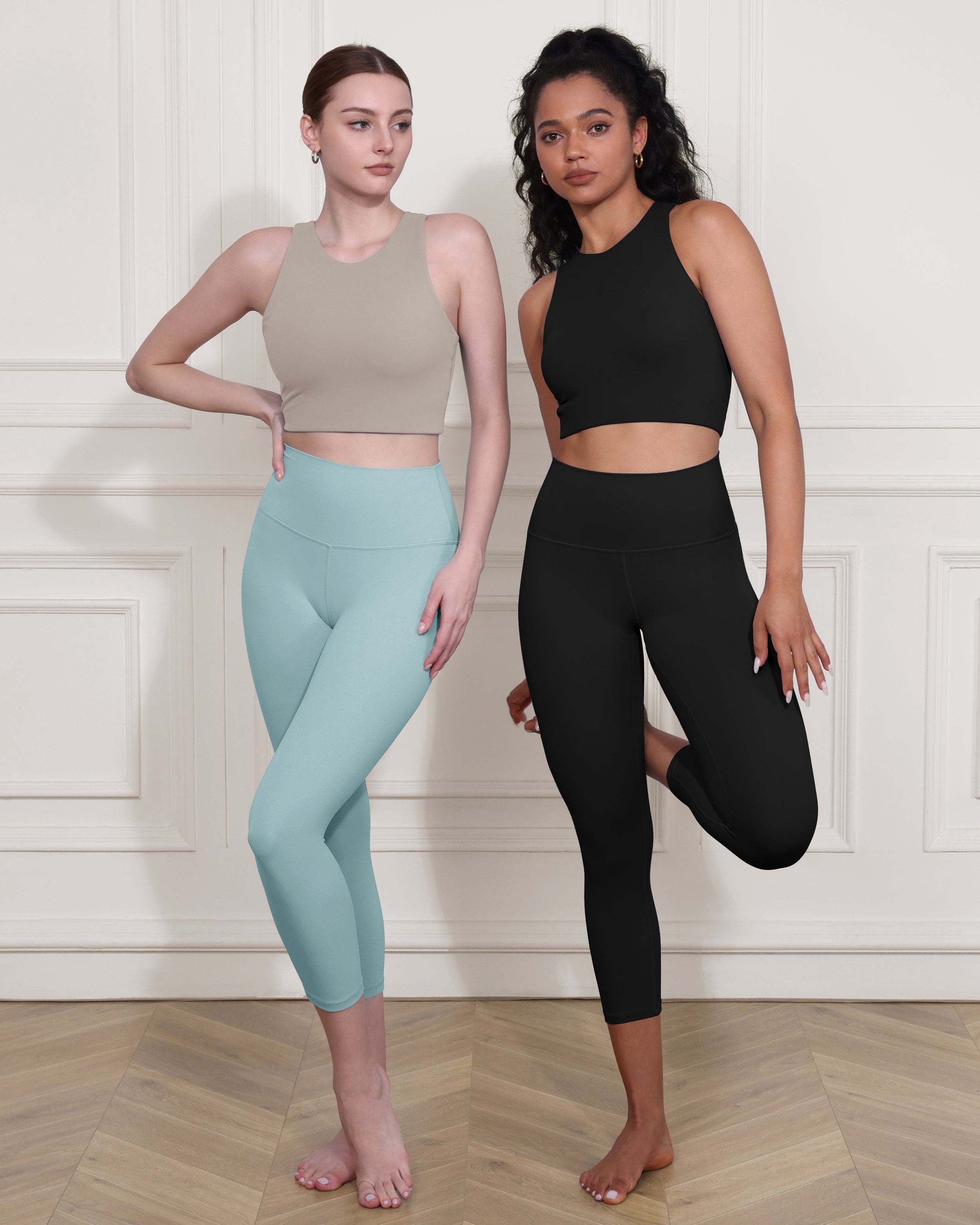 ODCLOUD 2-Pack 19 High Waist Yoga Capris - ododos