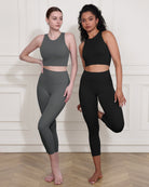 ODCLOUD 2-Pack 19 High Waist Yoga Capris - ododos