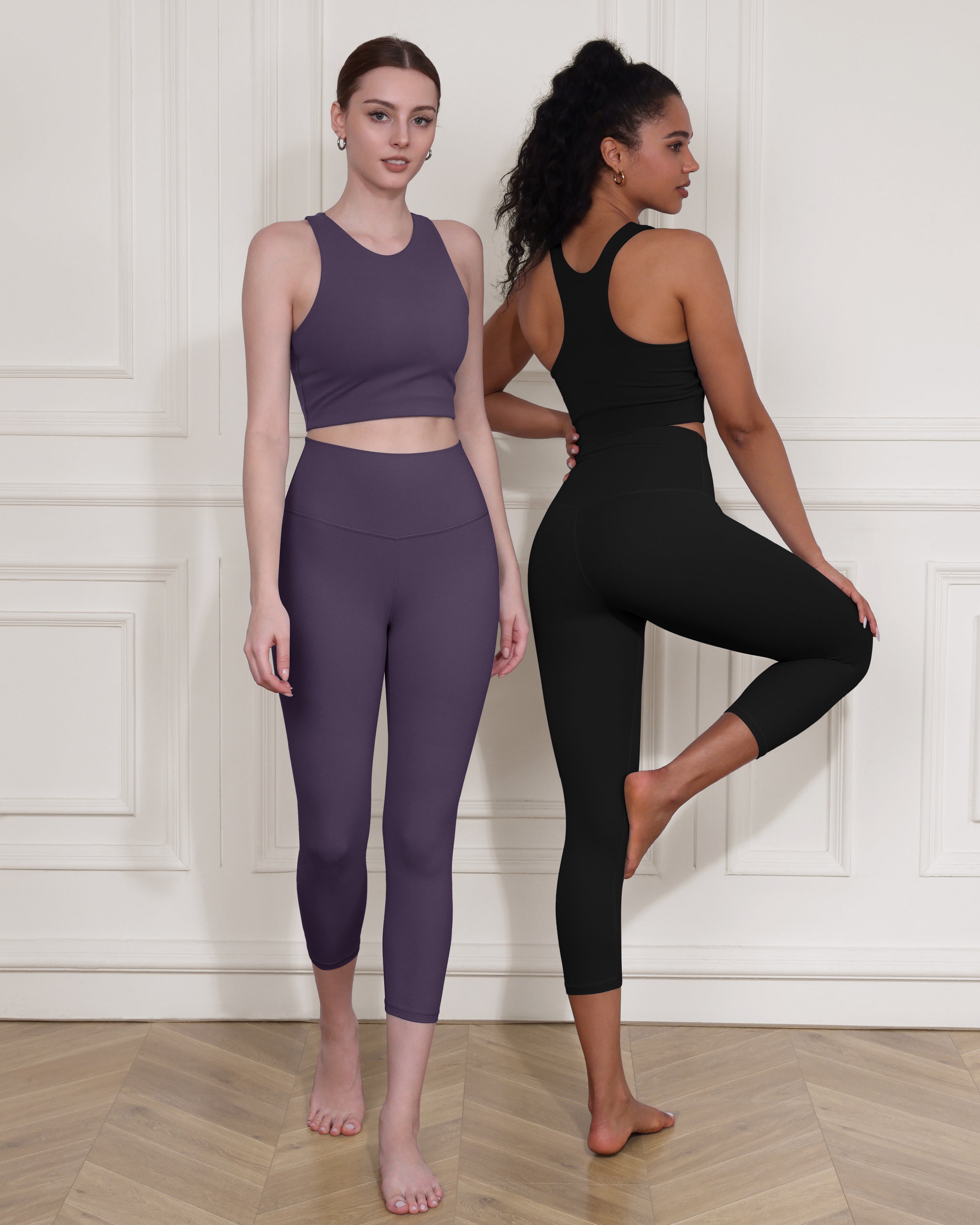 ODCLOUD 2-Pack 19 High Waist Yoga Capris - ododos