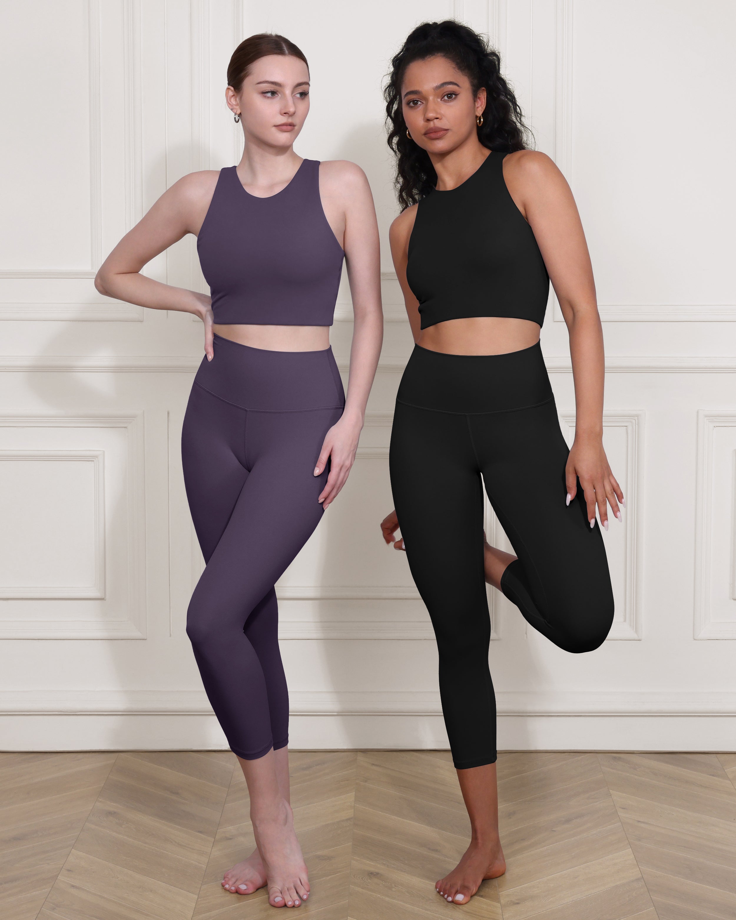 ODCLOUD 2-Pack 19 High Waist Yoga Capris - ododos