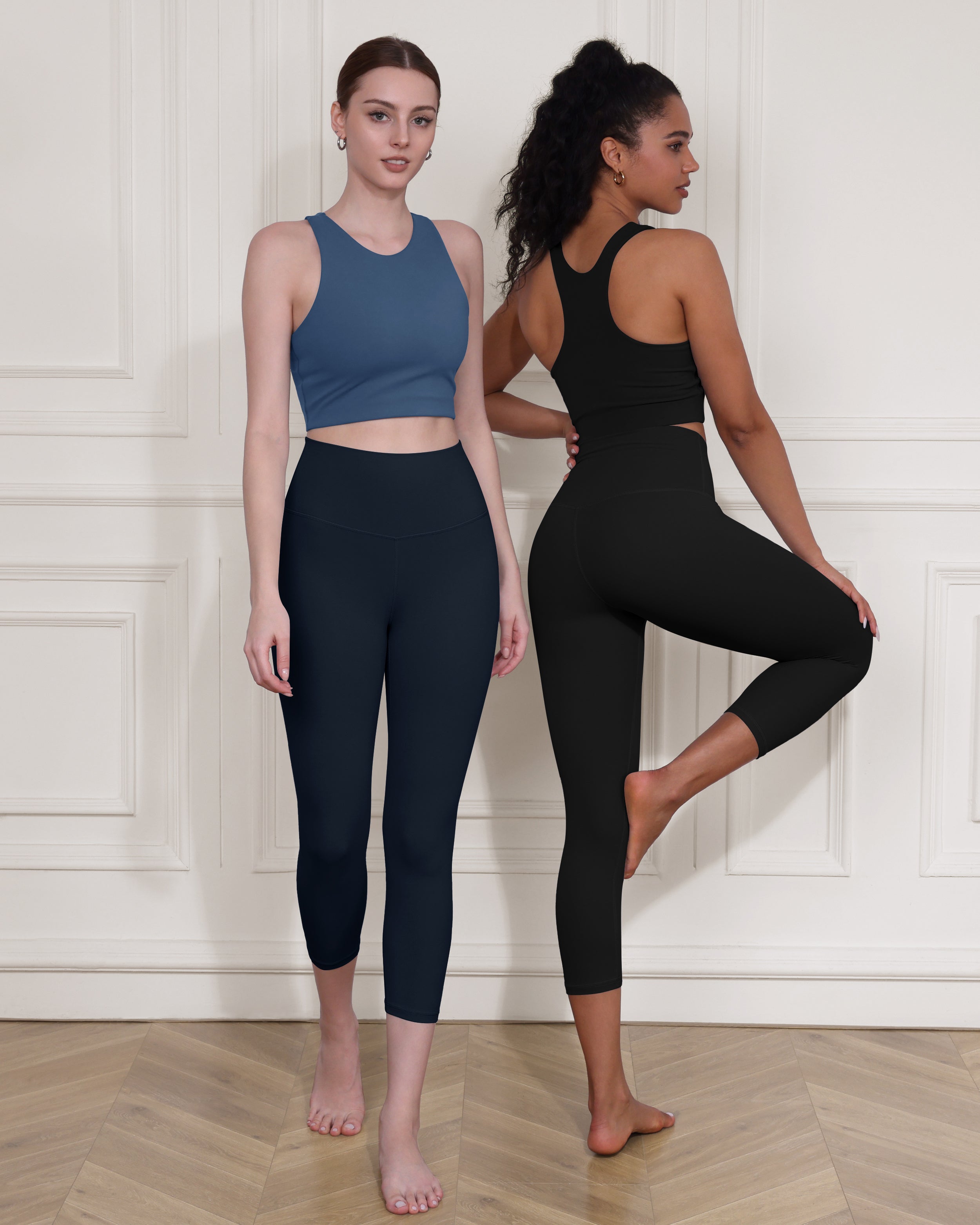ODCLOUD 2-Pack 19 High Waist Yoga Capris - ododos