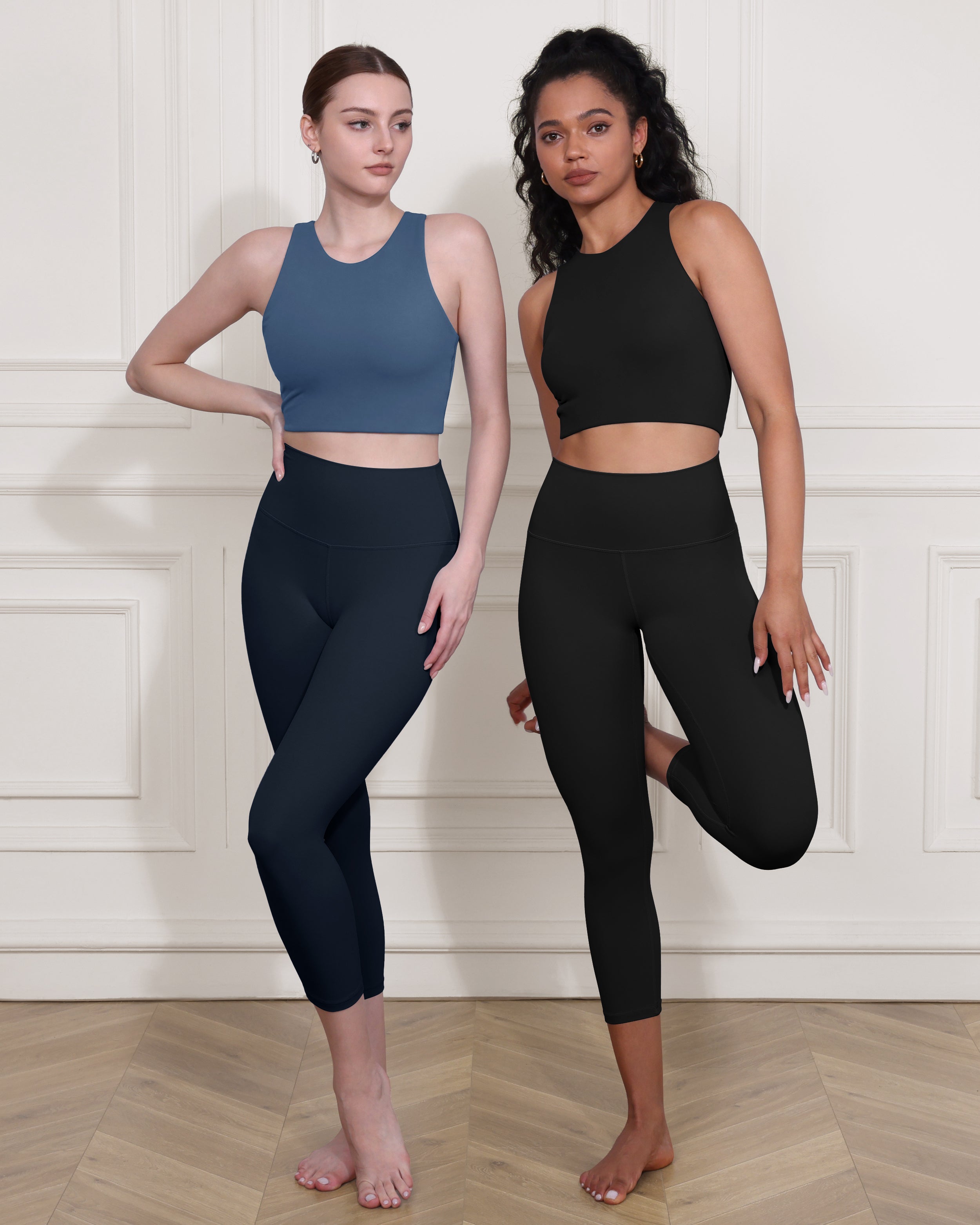 ODCLOUD 2-Pack 19 High Waist Yoga Capris - ododos