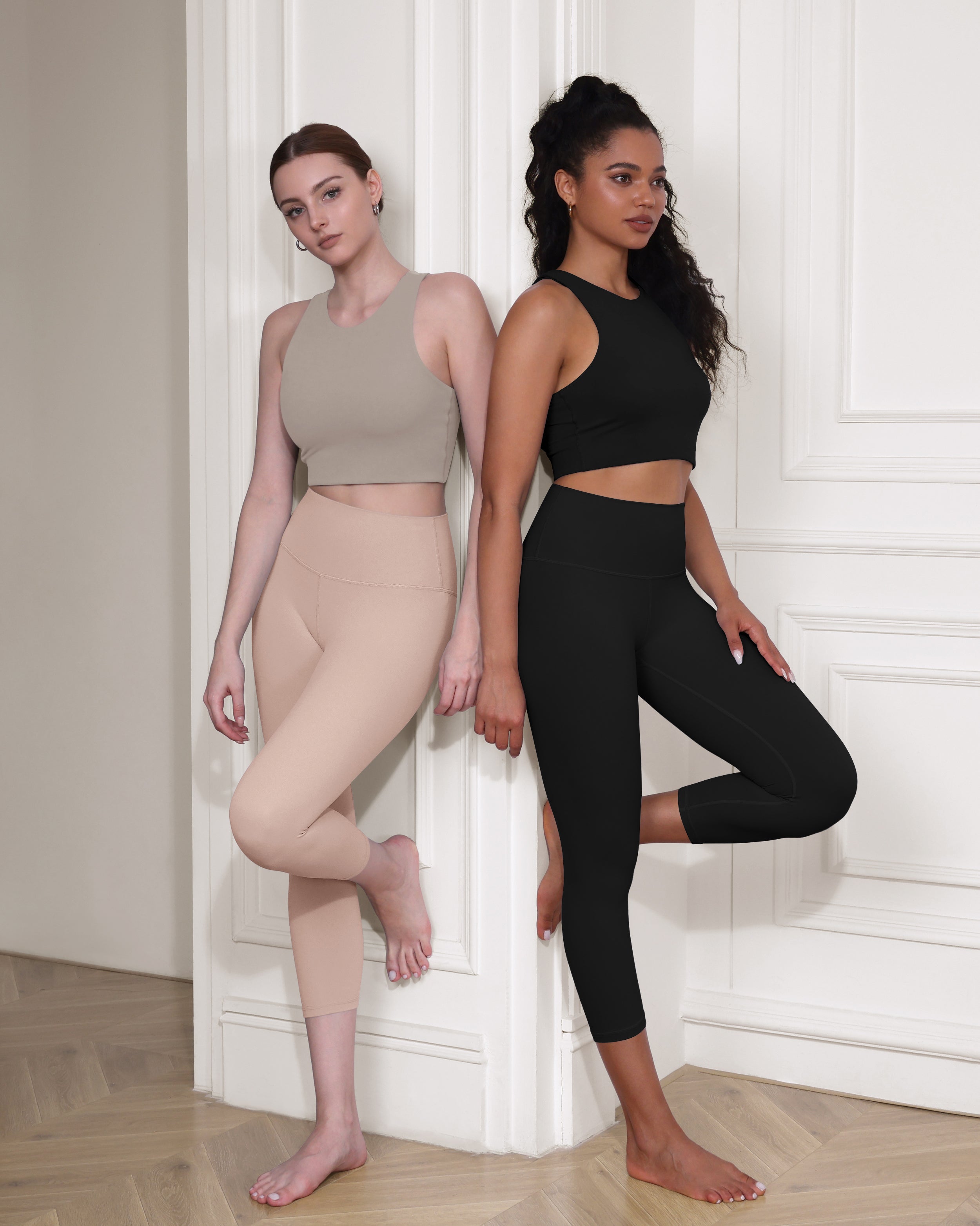 ODCLOUD 2-Pack 19 High Waist Yoga Capris - ododos