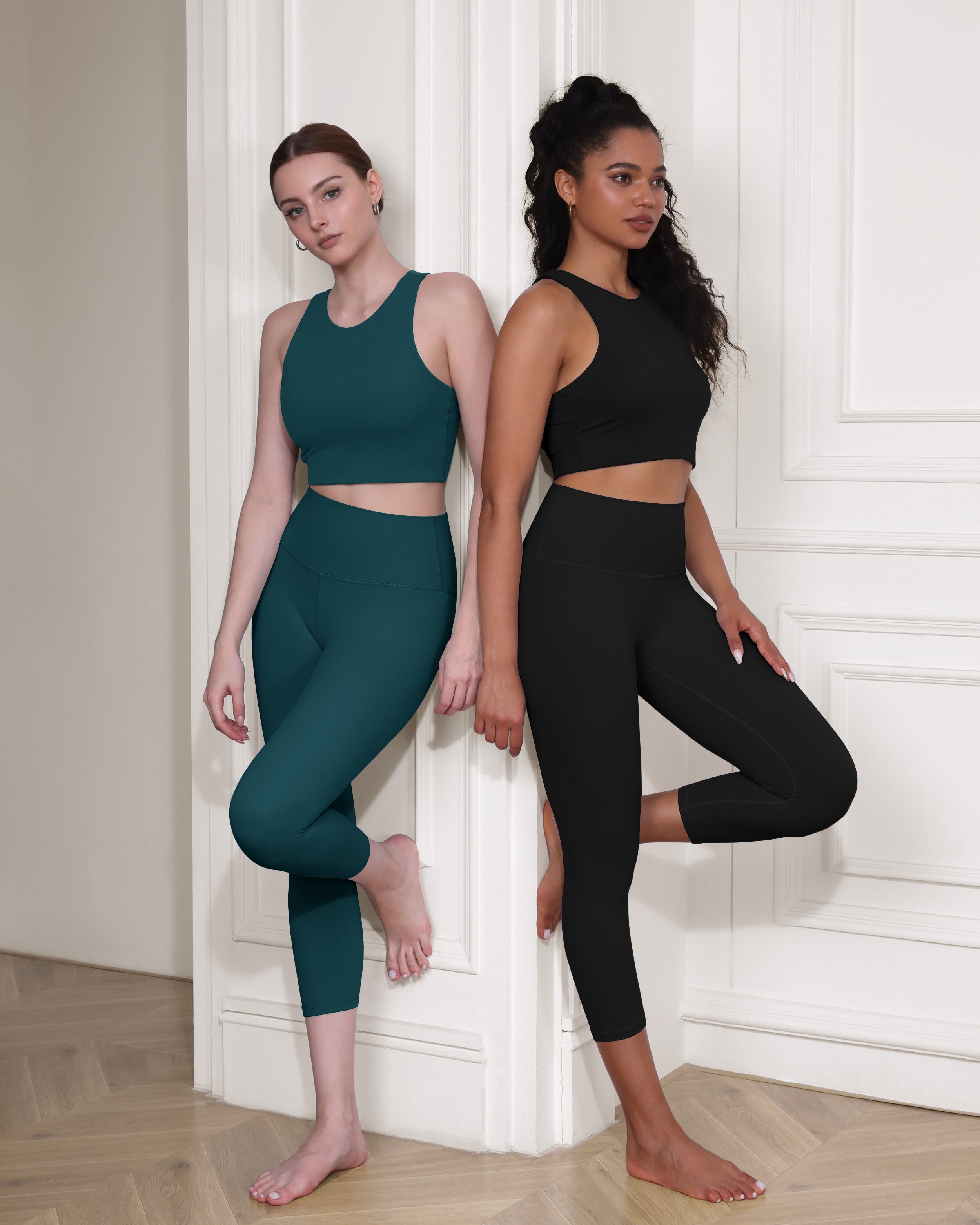 ODCLOUD 2-Pack 19 High Waist Yoga Capris - ododos