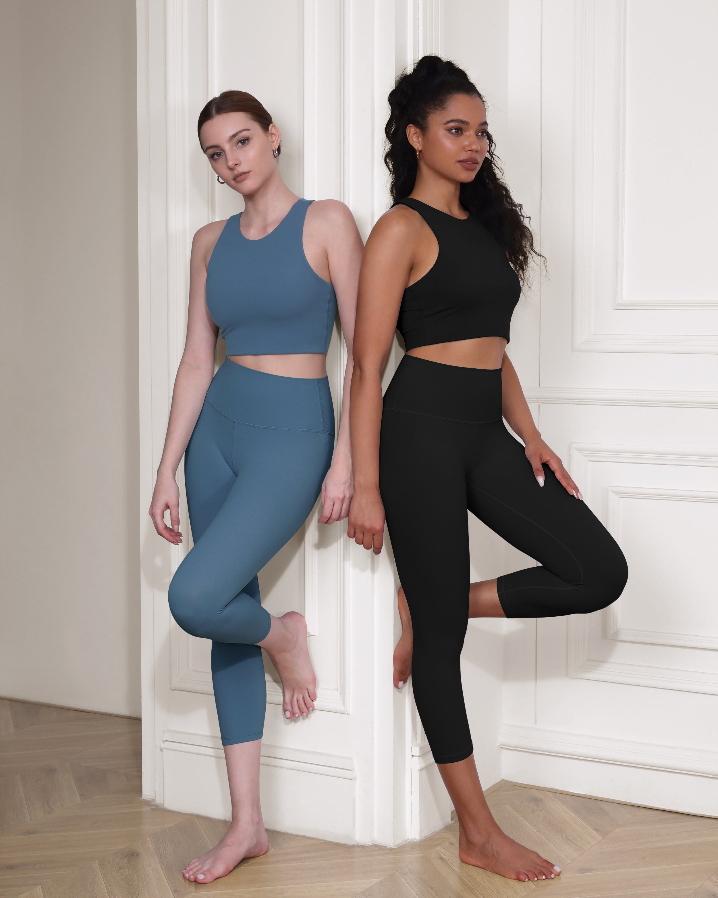 ODCLOUD 2-Pack 19 High Waist Yoga Capris - ododos