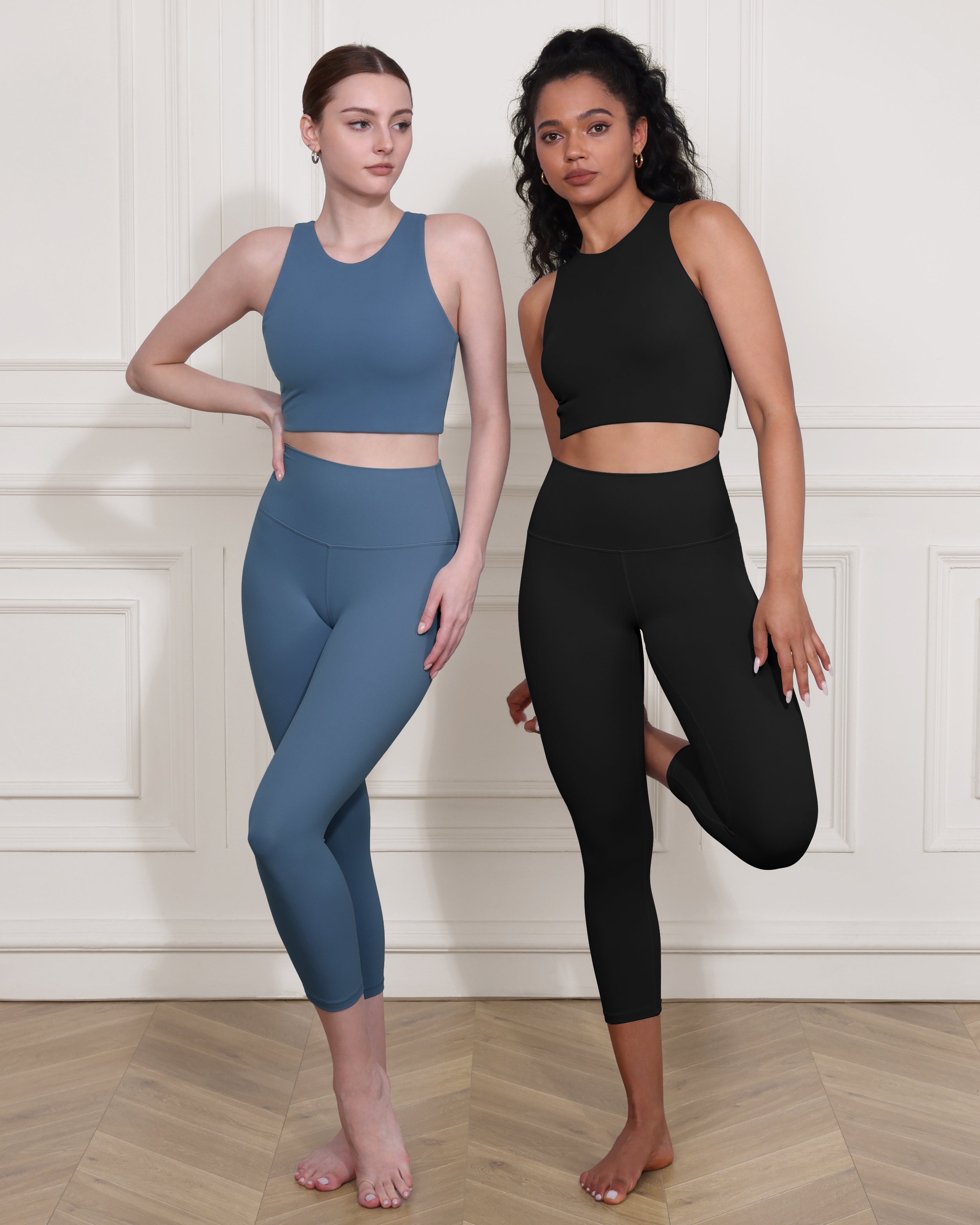 ODCLOUD 2-Pack 19 High Waist Yoga Capris - ododos