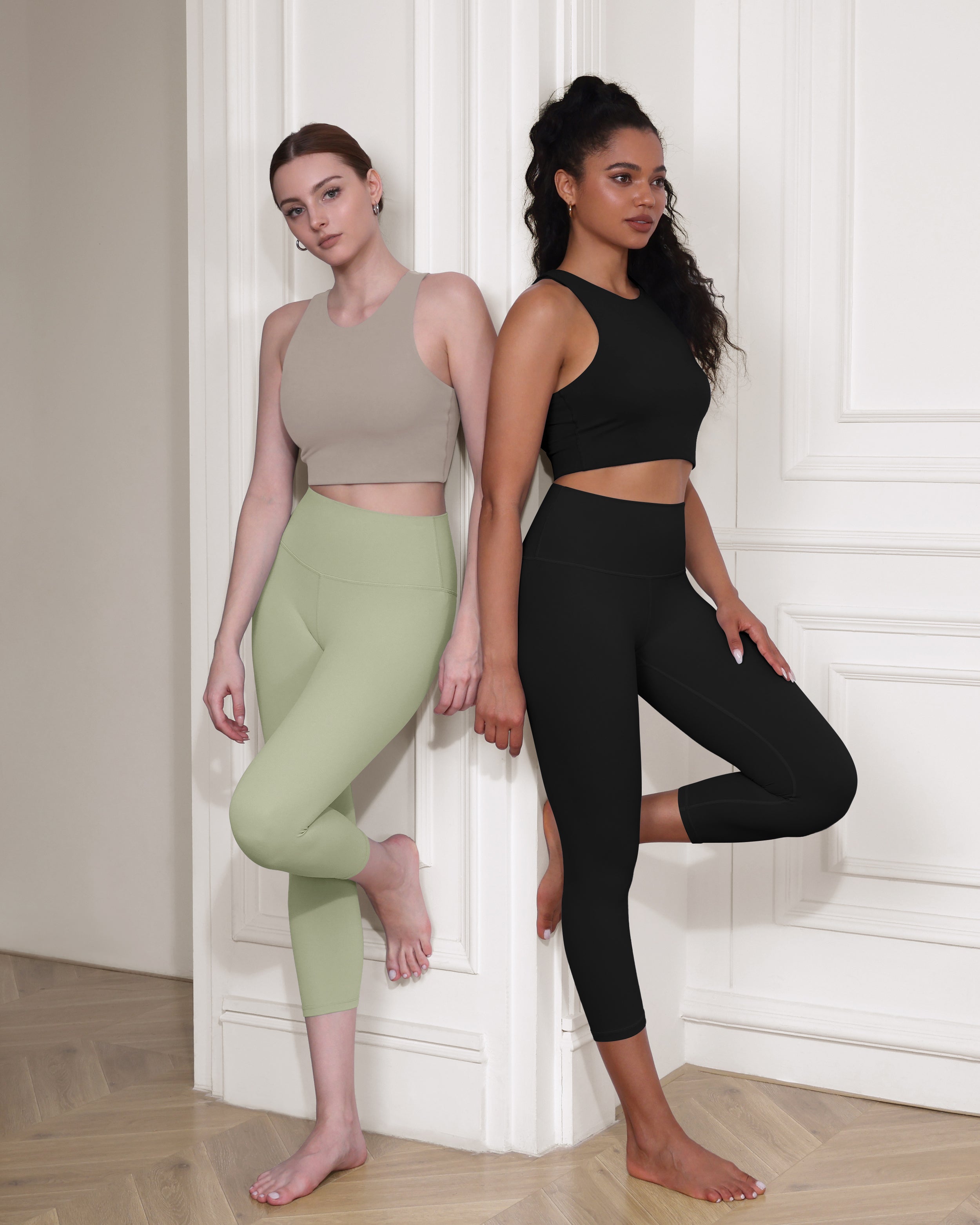 ODCLOUD 2-Pack 19 High Waist Yoga Capris - ododos