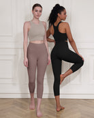 ODCLOUD 2-Pack 19 High Waist Yoga Capris - ododos