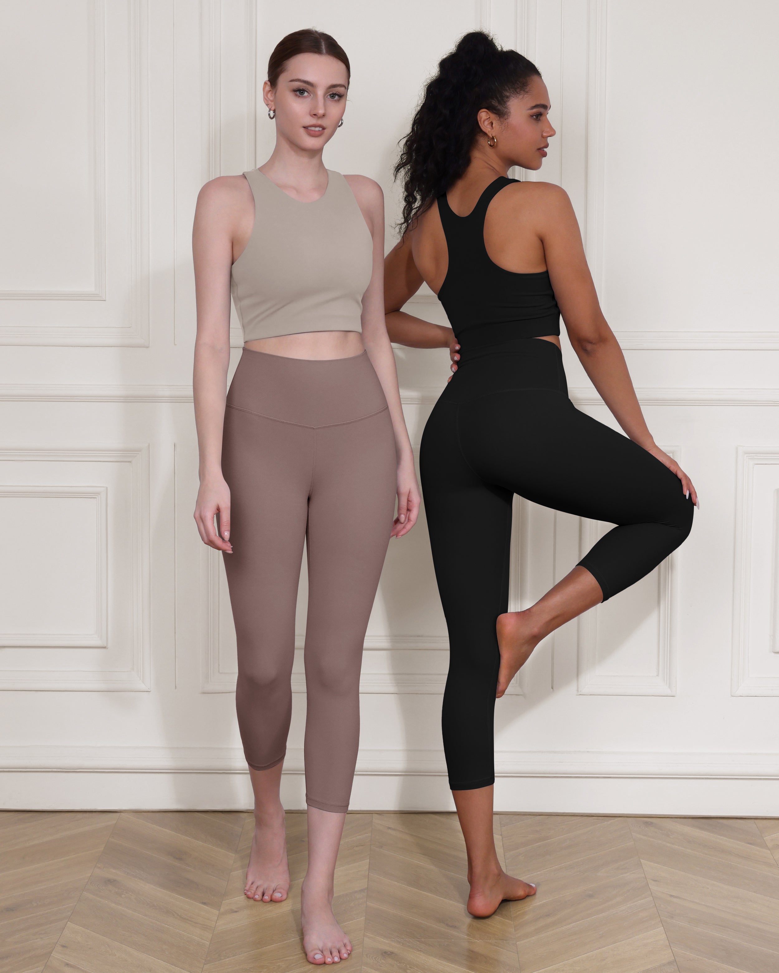 ODCLOUD 2-Pack 19 High Waist Yoga Capris - ododos