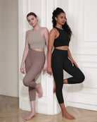 ODCLOUD 2-Pack 19 High Waist Yoga Capris - ododos