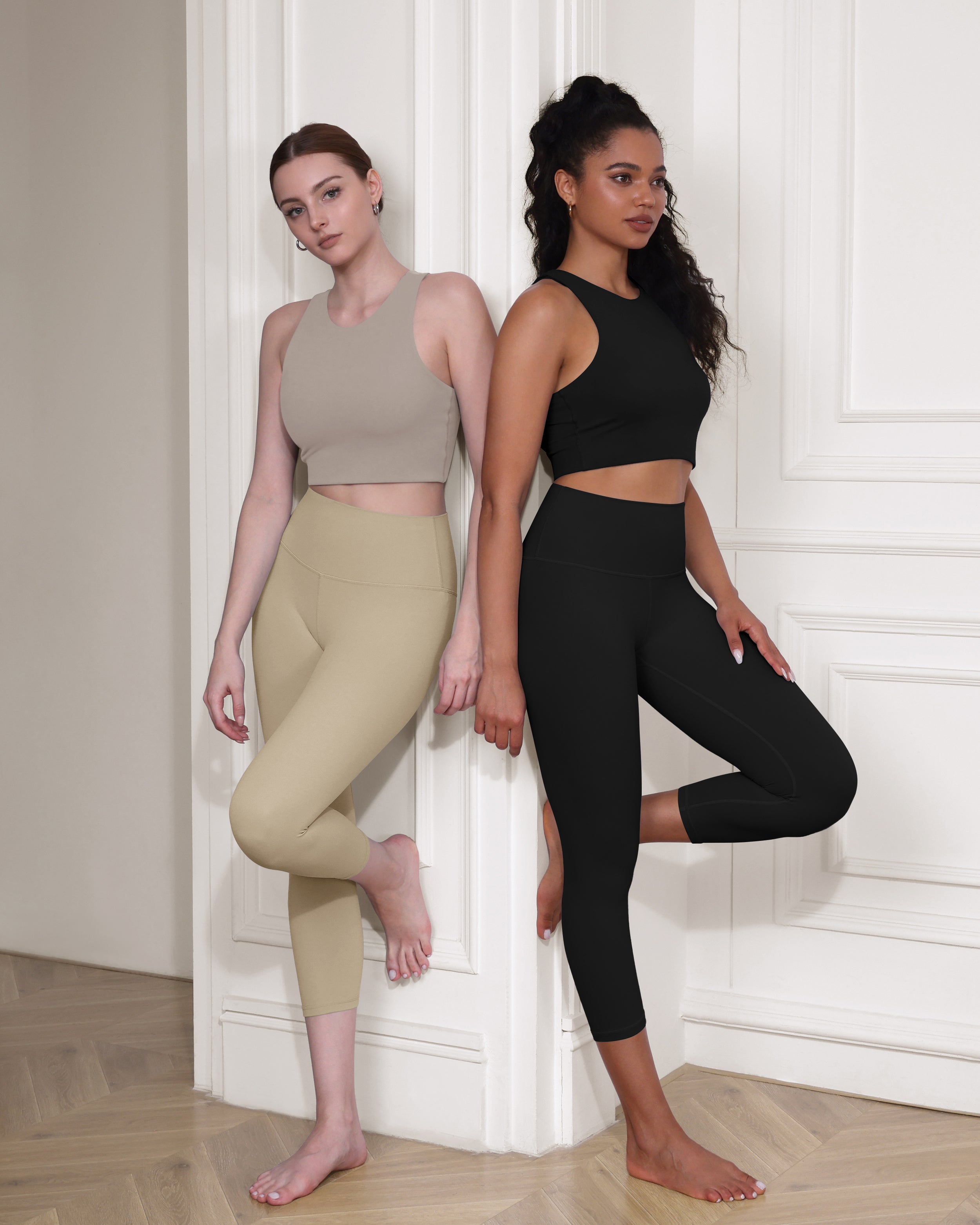 ODCLOUD 2-Pack 19 High Waist Yoga Capris - ododos