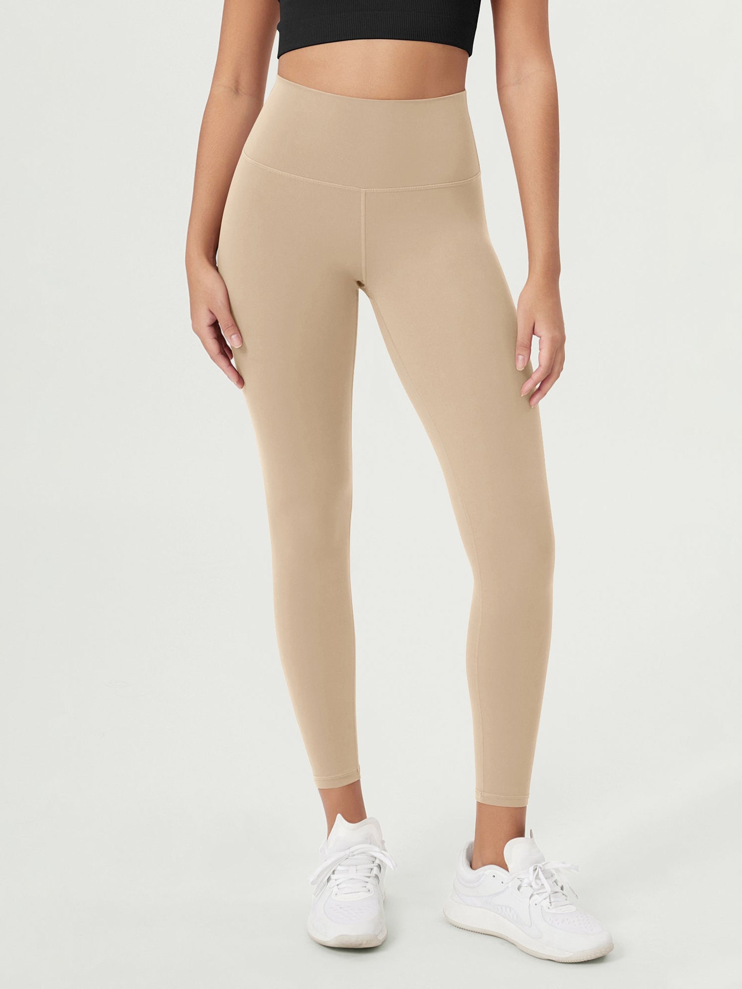 ODCLOUD 25 High Waist Lounge Yoga Leggings Beige - ododos