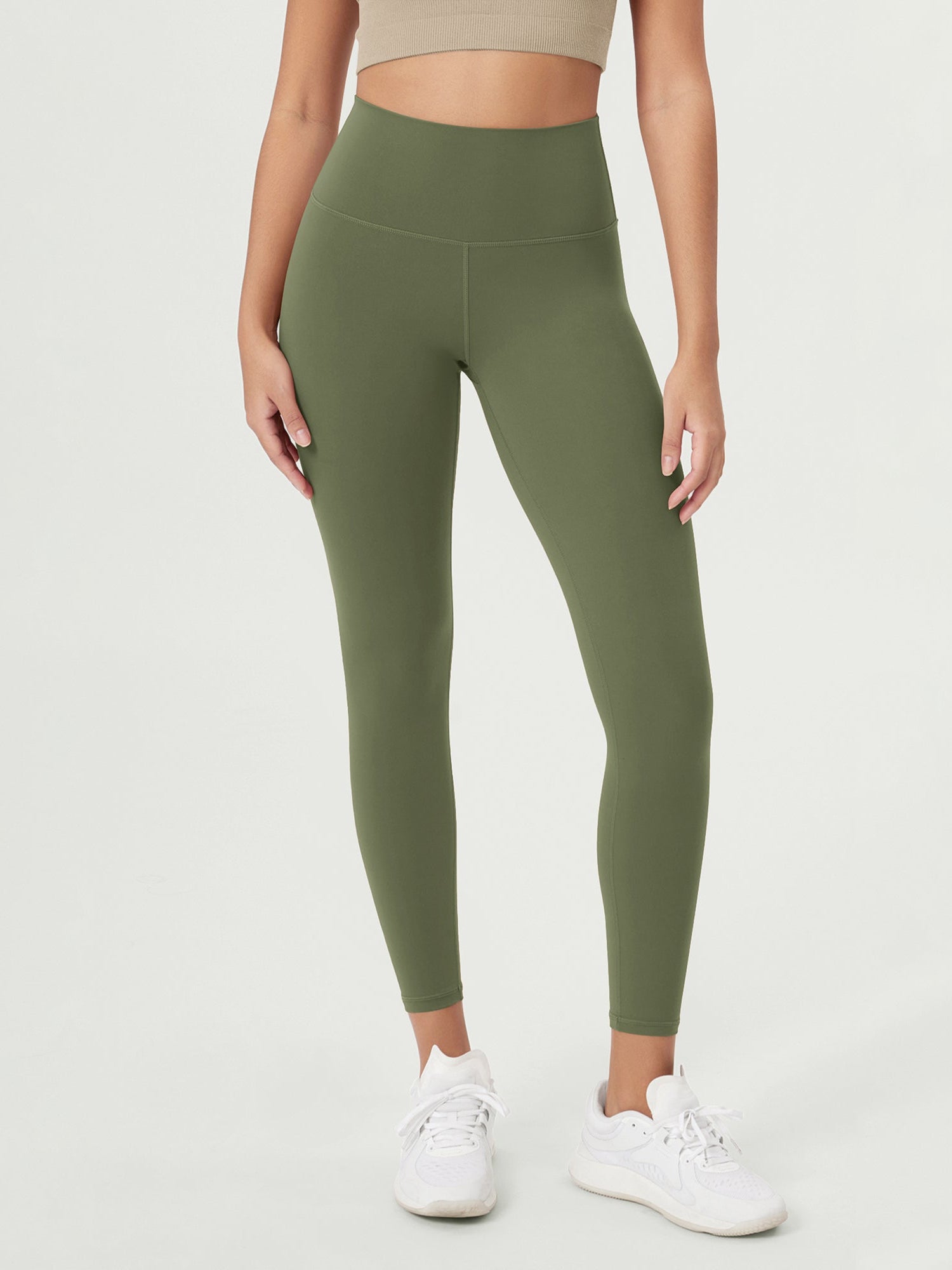 ODCLOUD 25 High Waist Lounge Yoga Leggings Dark Olive - ododos