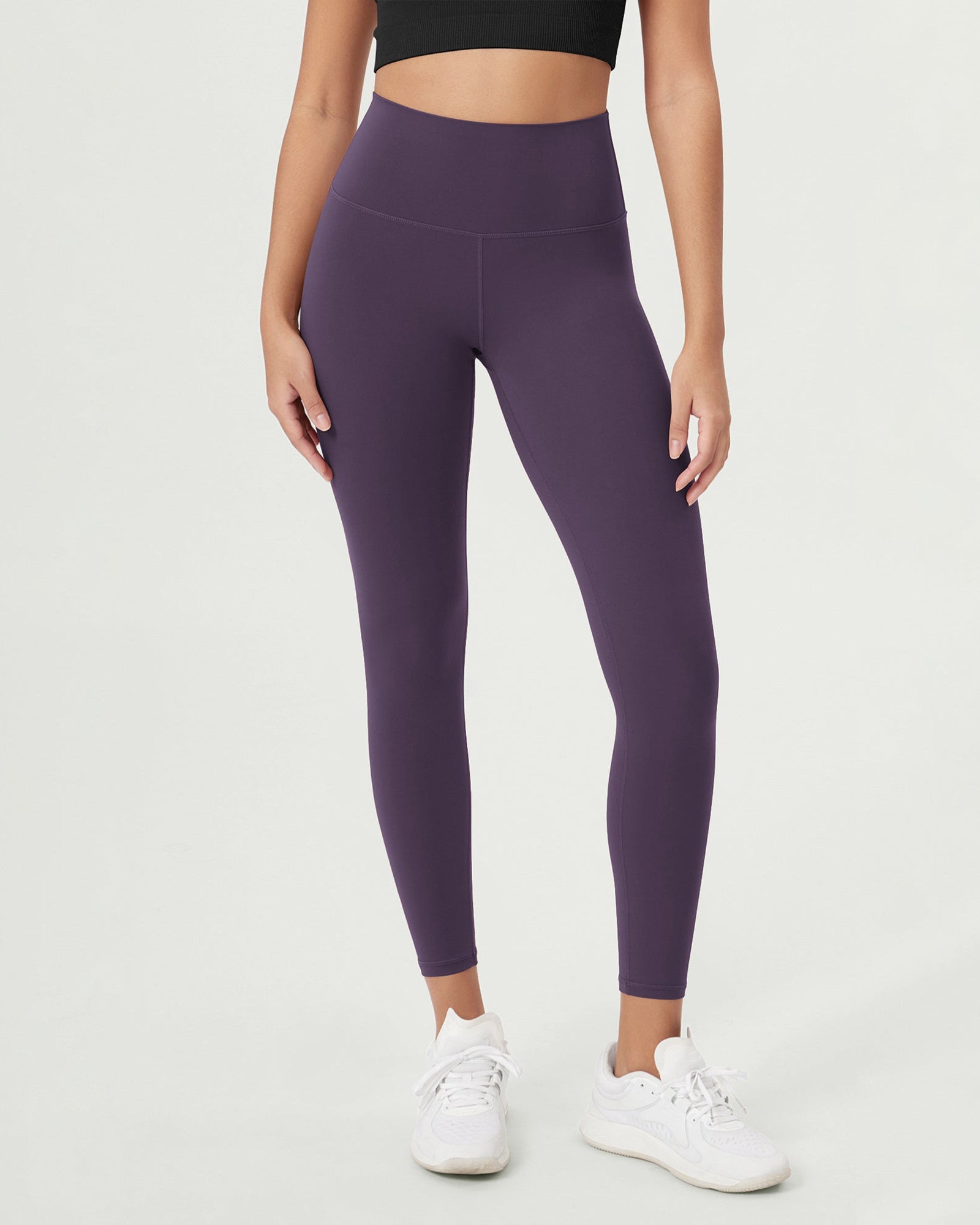 ODCLOUD 25 High Waist Lounge Yoga Leggings Dark Purple - ododos