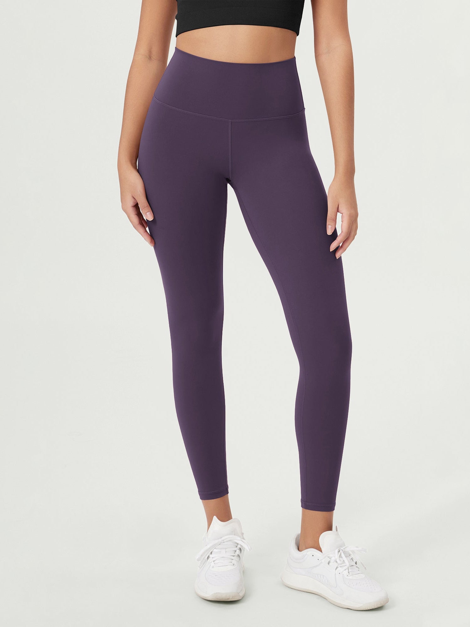 ODCLOUD 25 High Waist Lounge Yoga Leggings Dark Purple - ododos