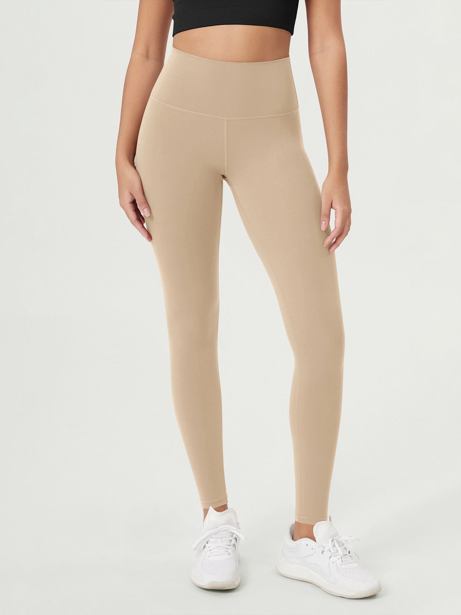 ODCLOUD 28 High Waist Lounge Yoga Leggings Beige - ododos