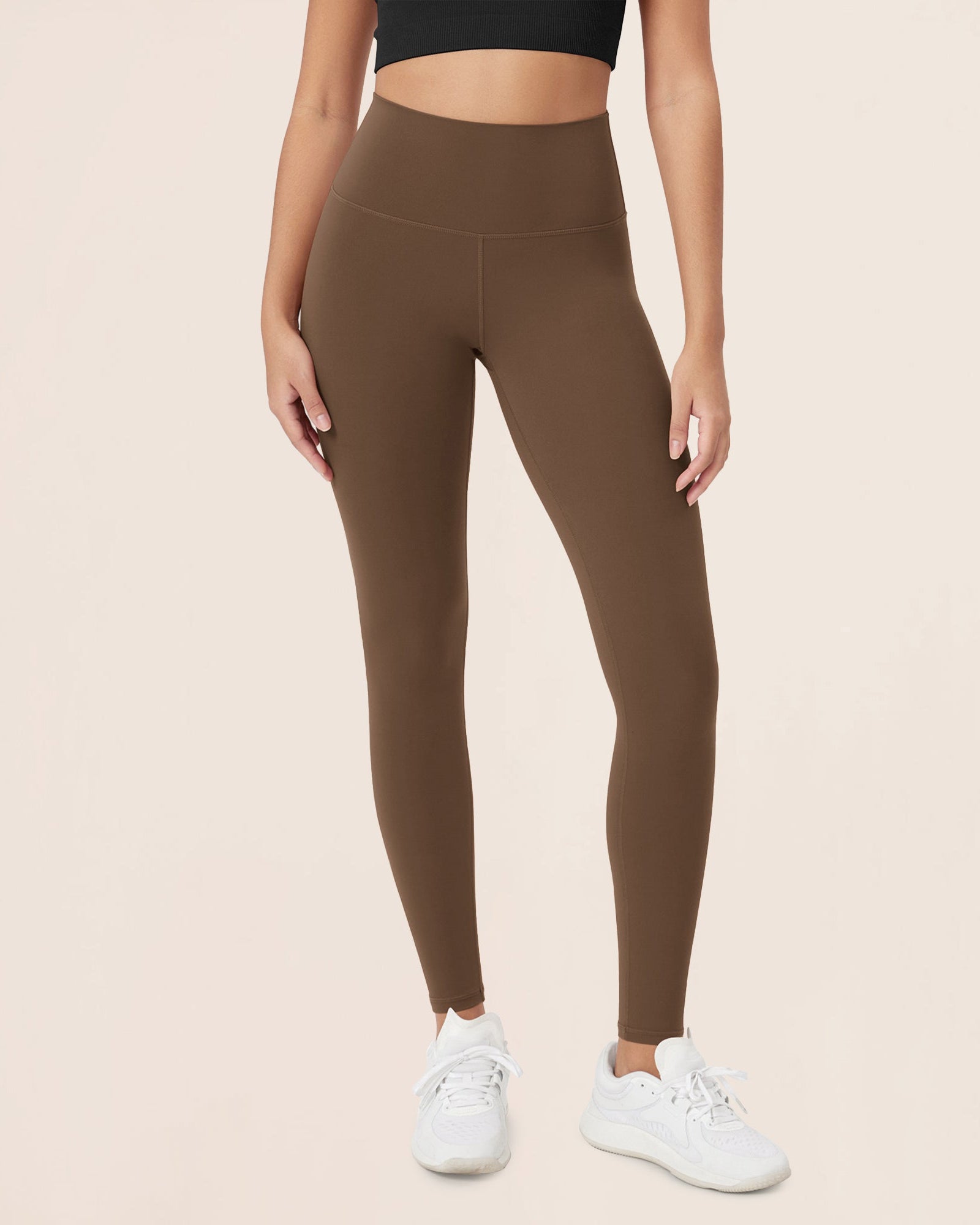 ODCLOUD 28 High Waist Lounge Yoga Leggings Brunette - ododos