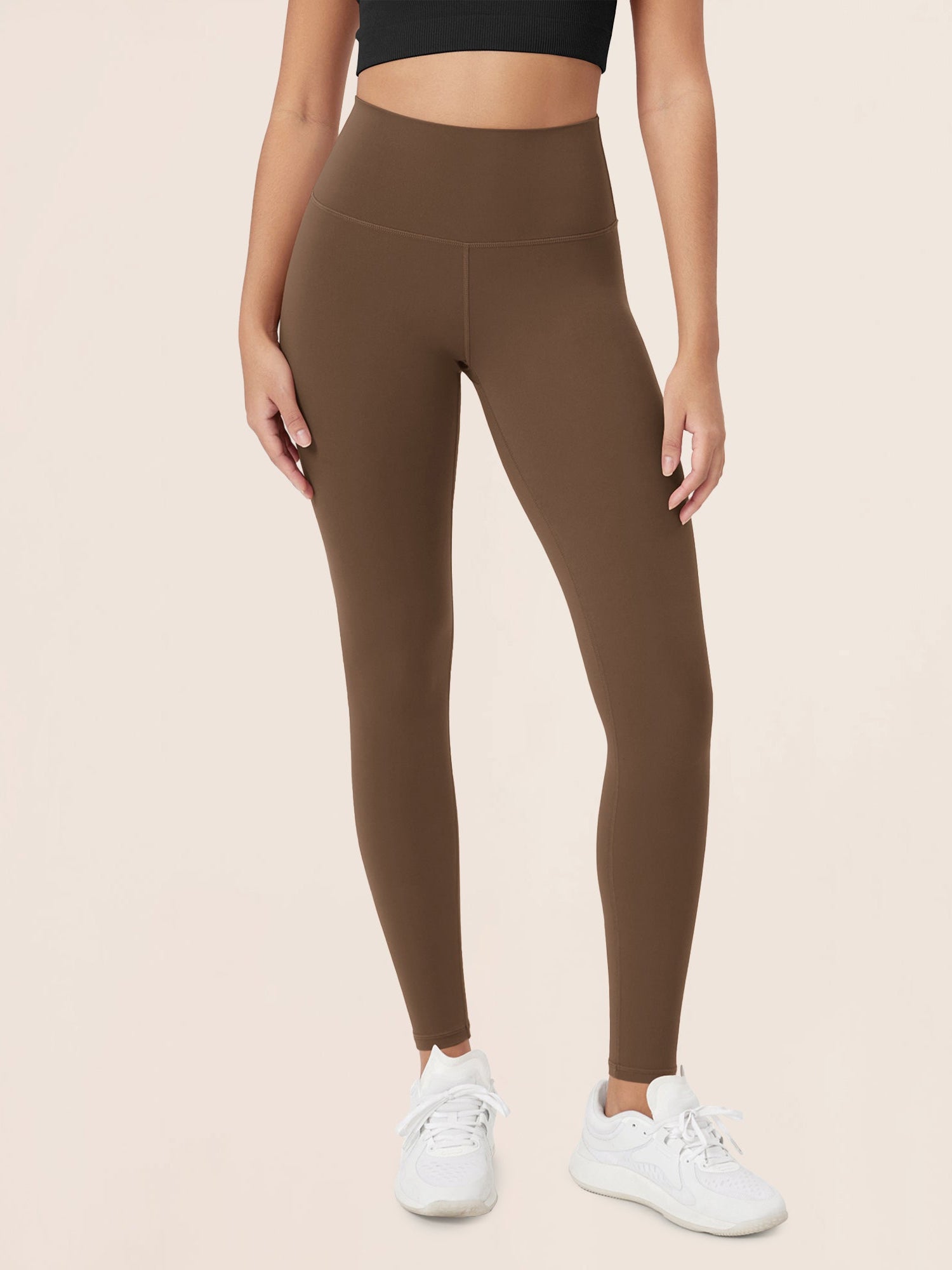 ODCLOUD 28 High Waist Lounge Yoga Leggings Brunette - ododos