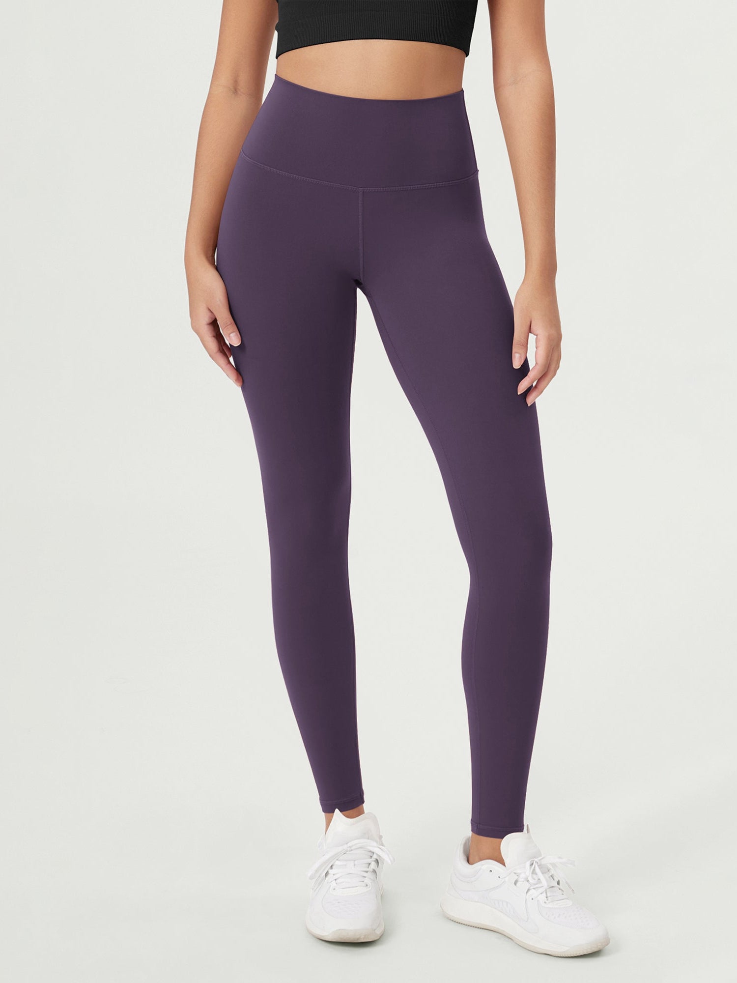 ODCLOUD 28 High Waist Lounge Yoga Leggings Dark Purple - ododos