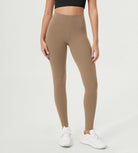 ODCLOUD 28 High Waist Lounge Yoga Leggings Light Brown - ododos