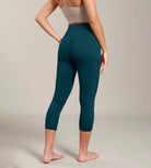 Odcloud Lounge Yoga 21 High Waist Capris Leggings with Pockets - ododos