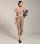 Odcloud Lounge Yoga 21 High Waist Capris Leggings with Pockets - ododos