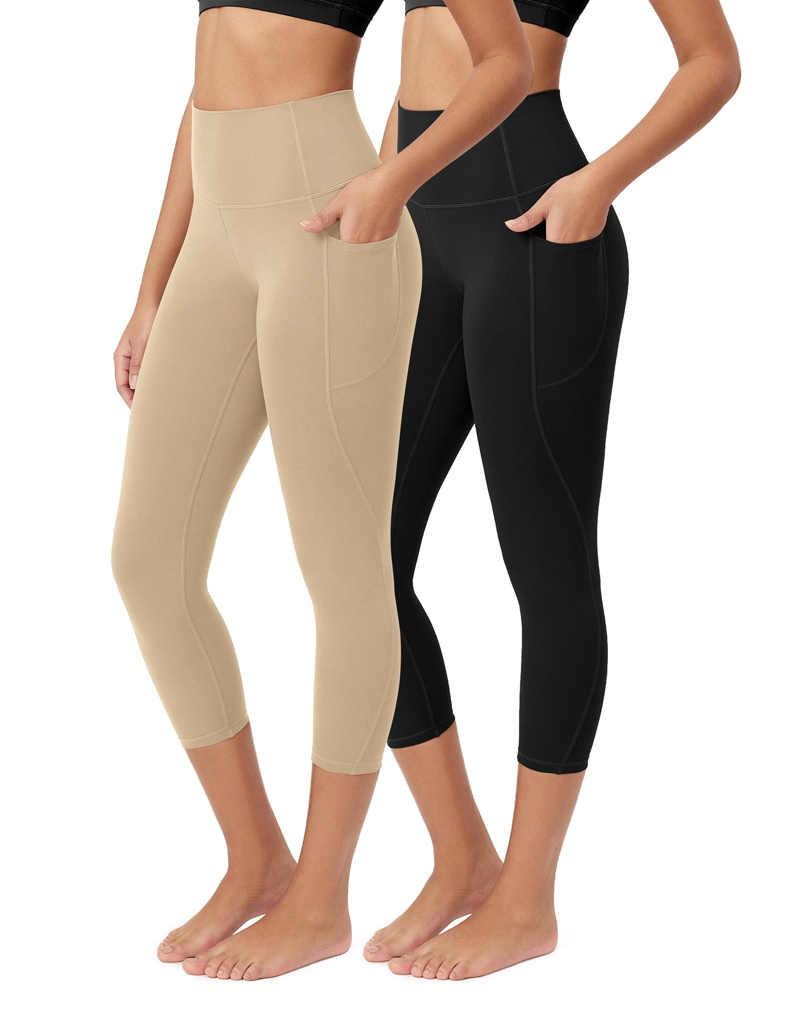 ODCLOUD 2-Pack 23�Buttery Soft Lounge Yoga Leggings with Pockets - ododos