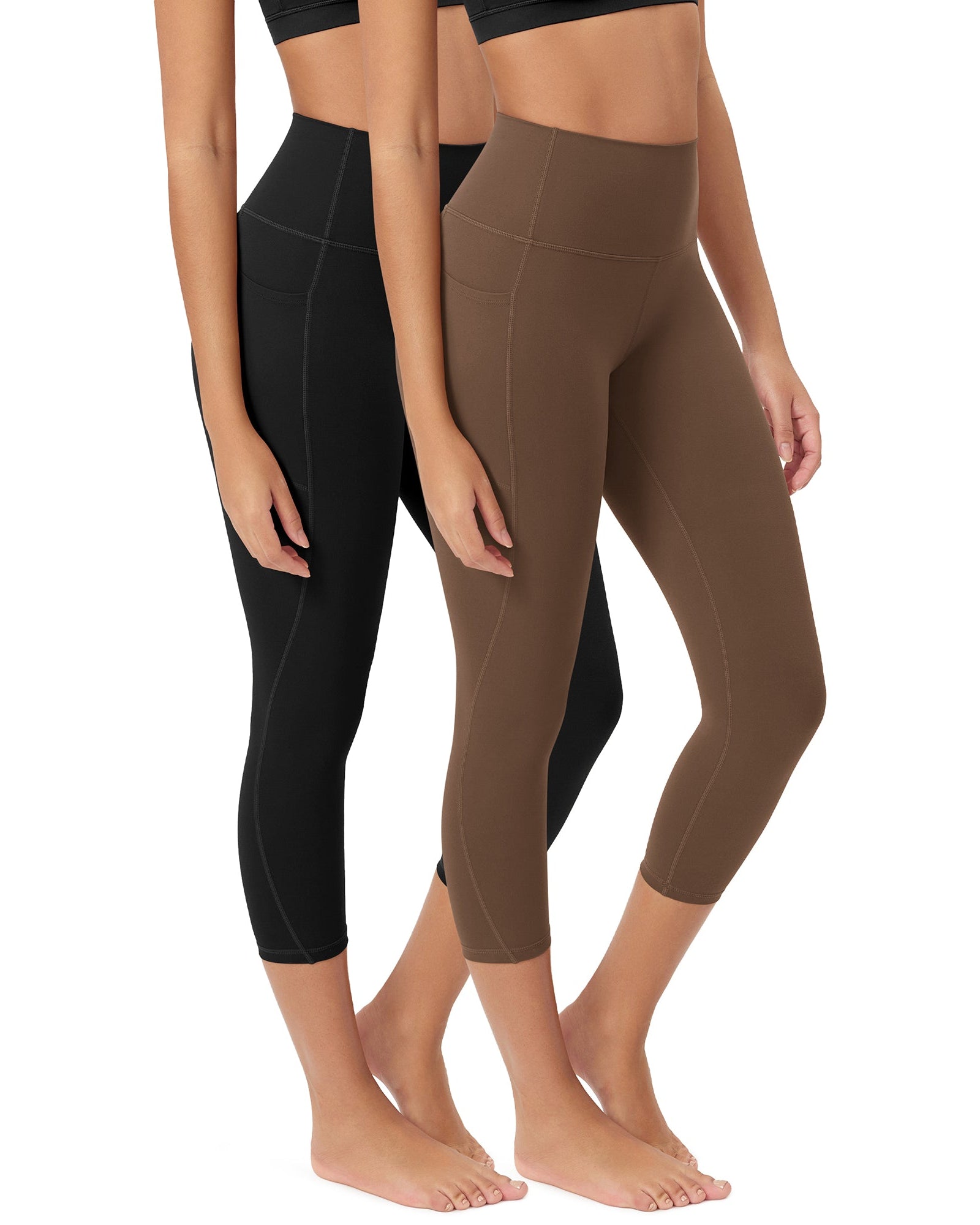 ODCLOUD 2-Pack 23�Buttery Soft Lounge Yoga Leggings with Pockets - ododos